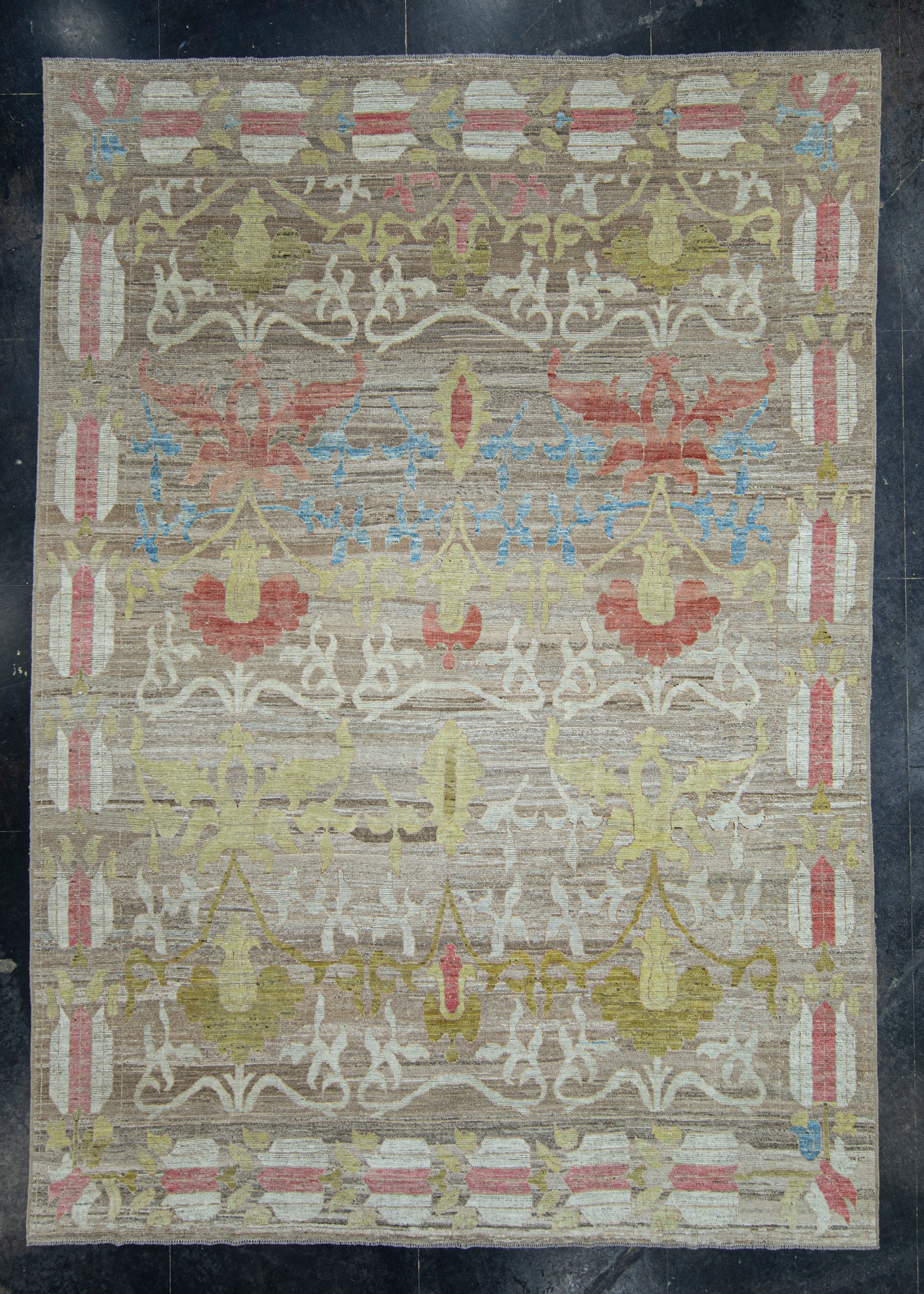 Handwoven Oushak Rug 10'2" x 14'5" #17506