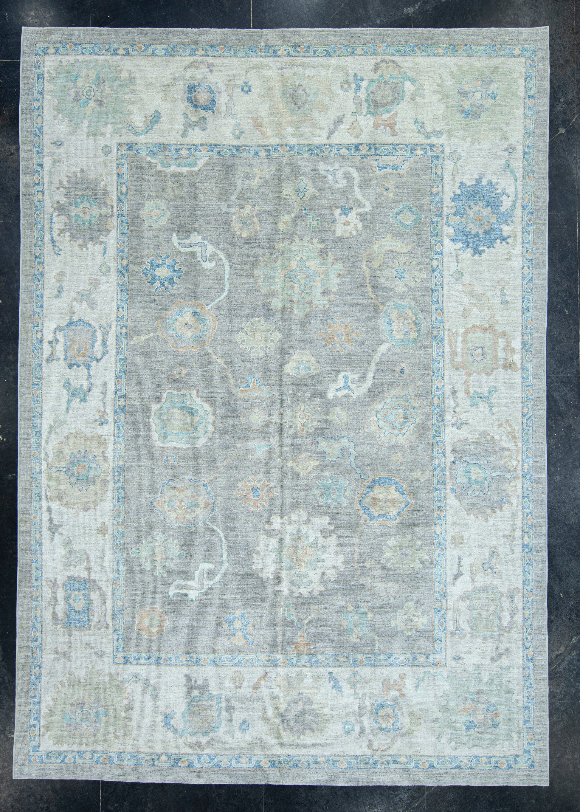 Turkish Oushak Rug 9'10" x 14' #17858