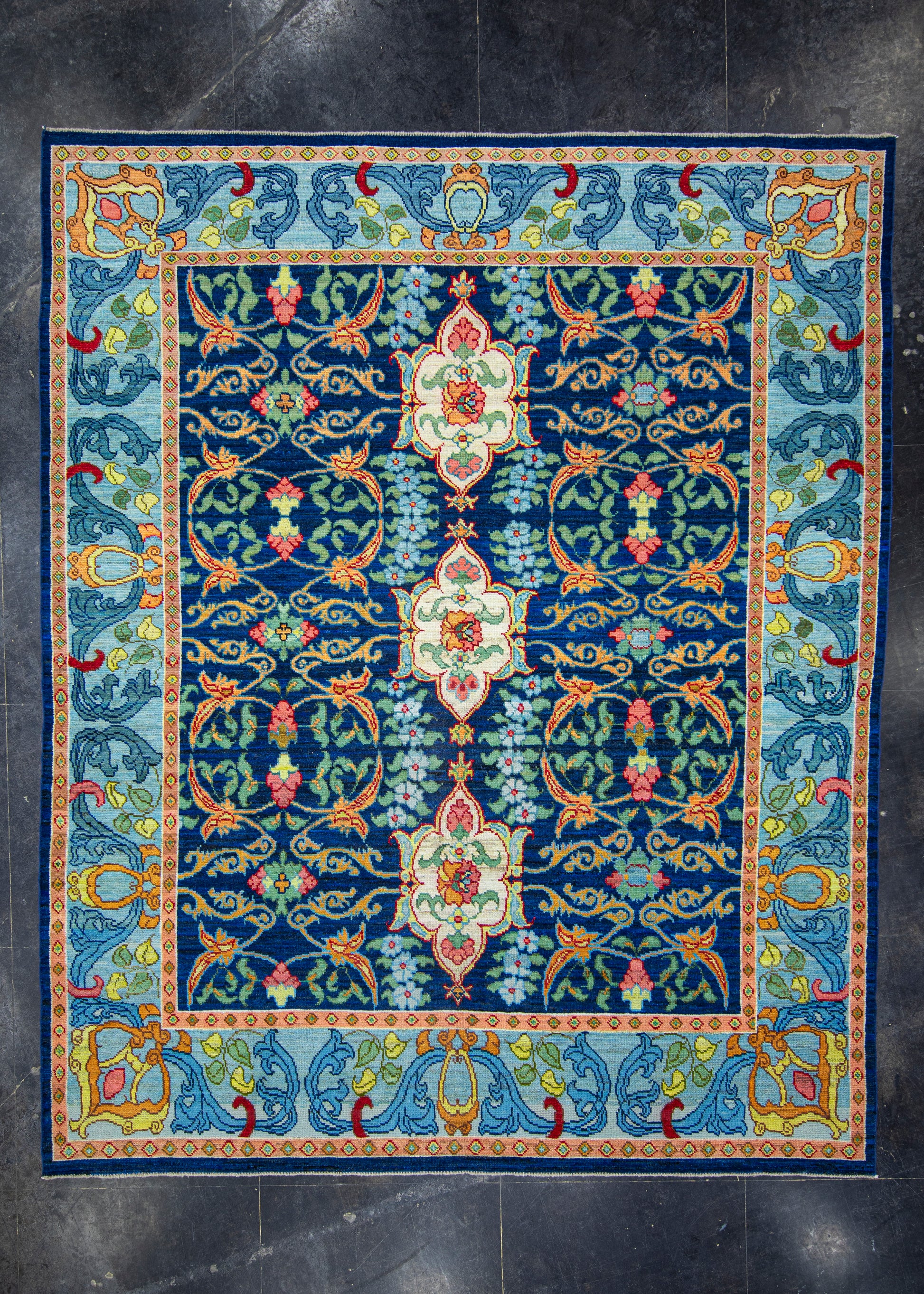 Handwoven Oushak Rug 10'5" x 12'9" #17851