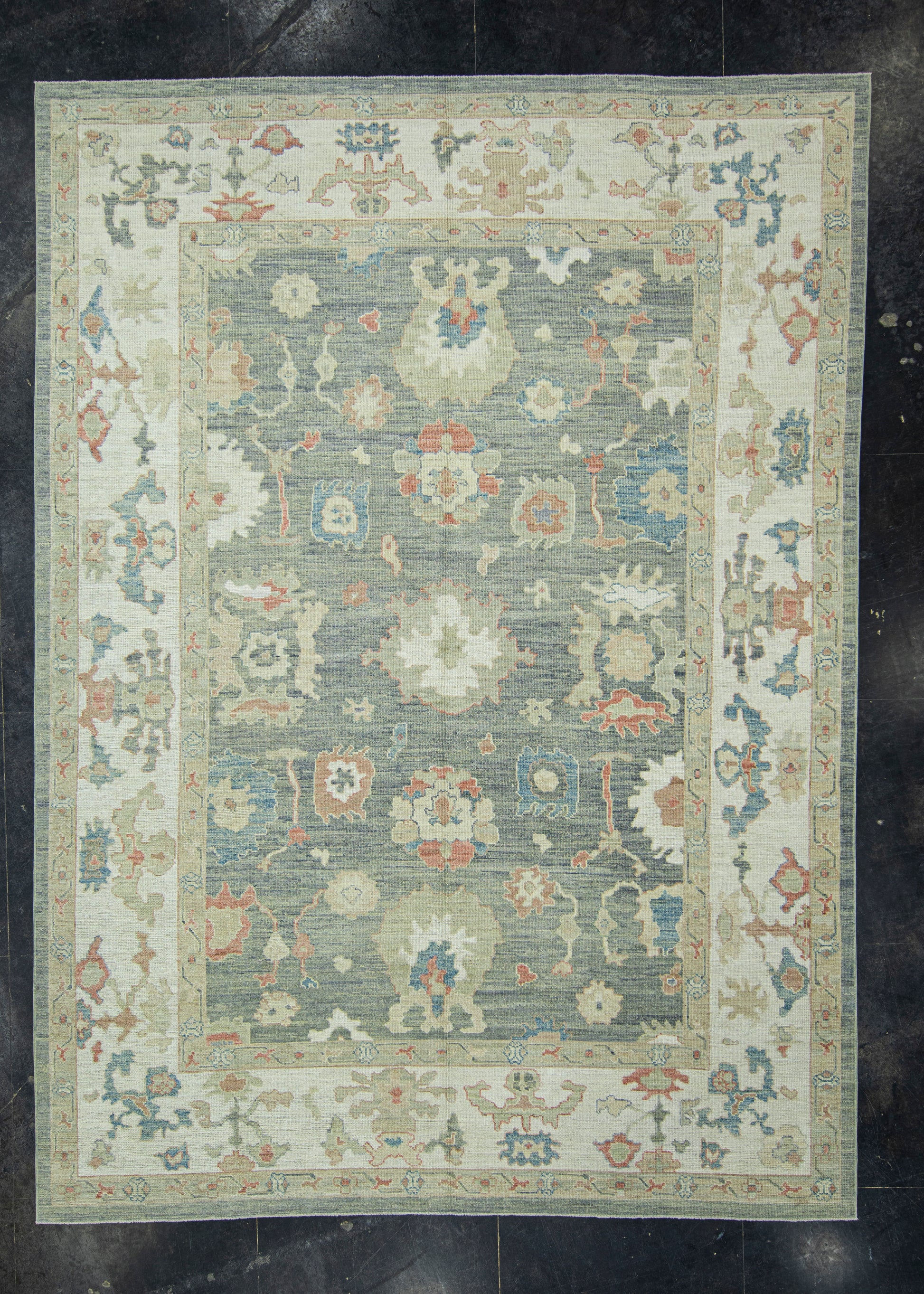 Turkish Oushak Rug 10'1" x 14' #17733