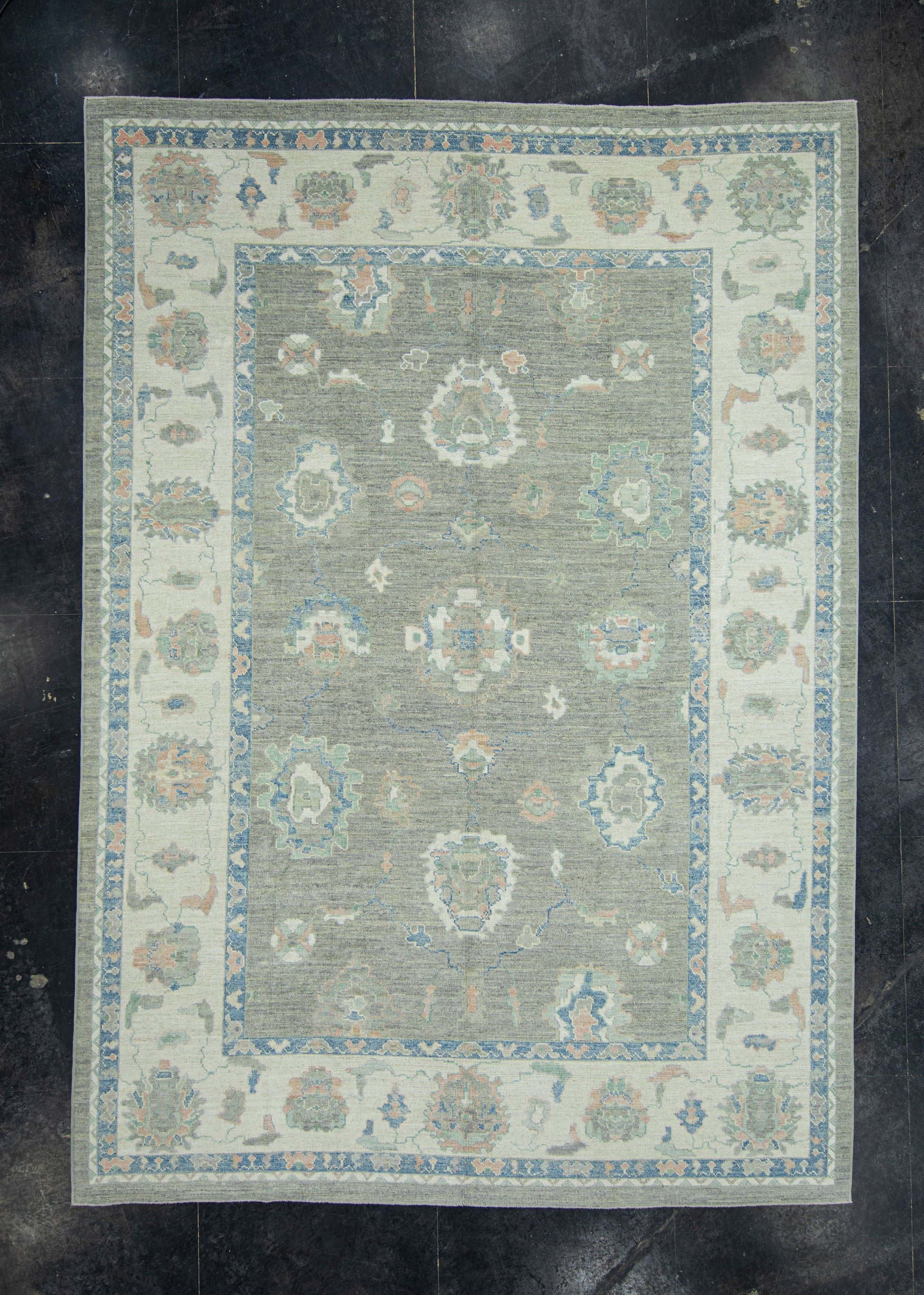 Turkish Oushak Rug 9'10" x 14' #17842