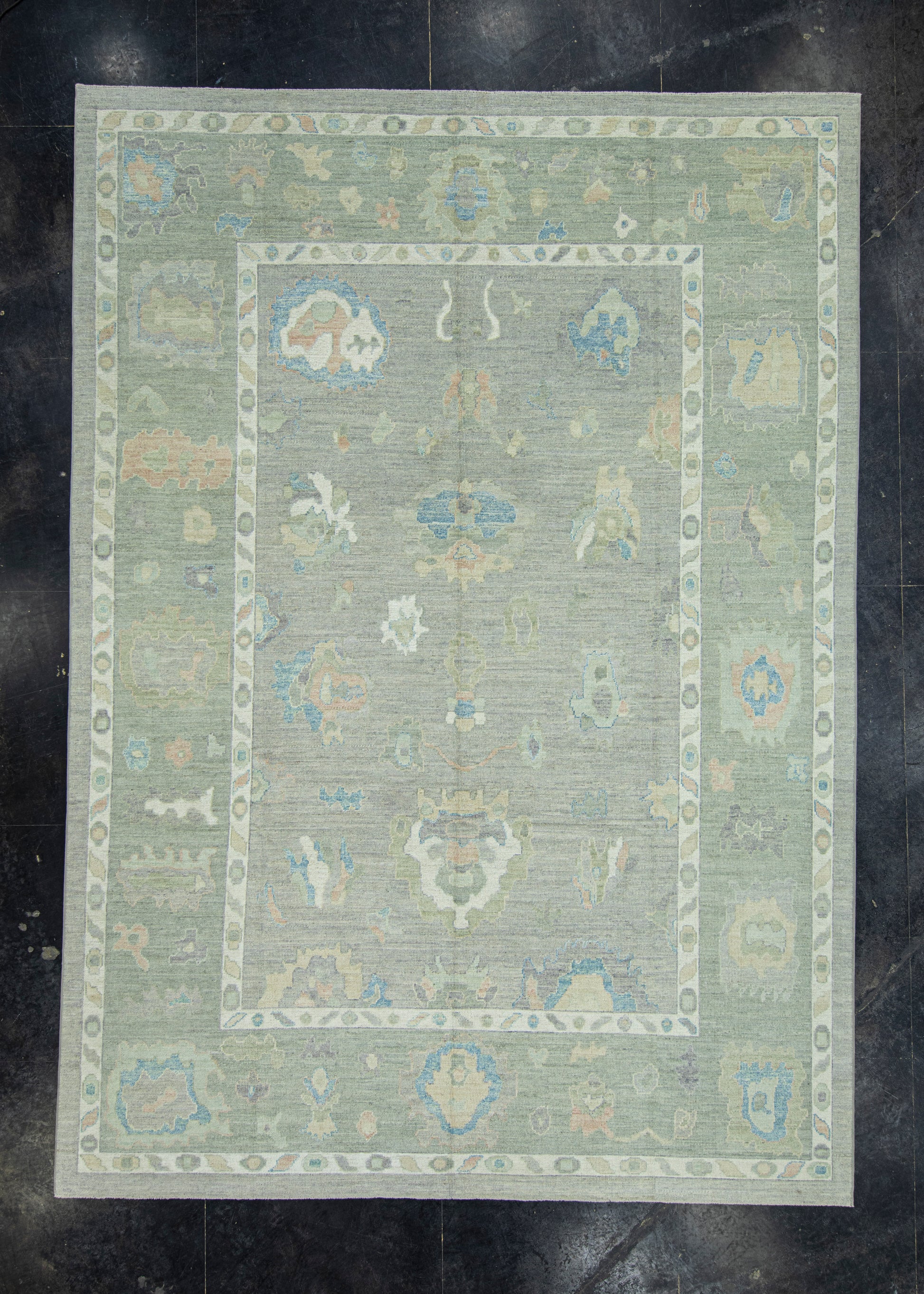 Turkish Oushak Rug 10'1" x 14'1" #17781