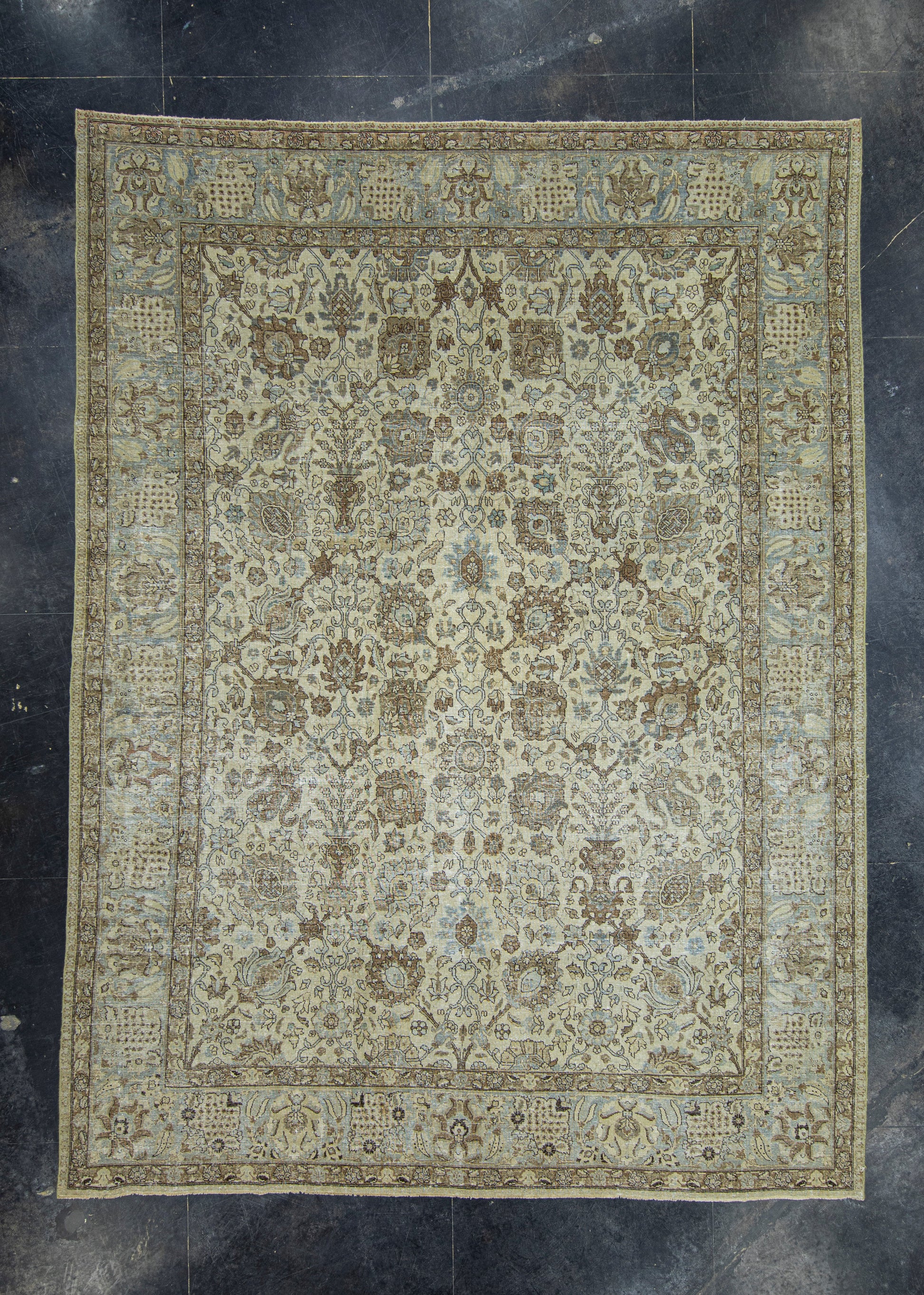 Turkish Vintage Rug 9' x 12'3" #17983
