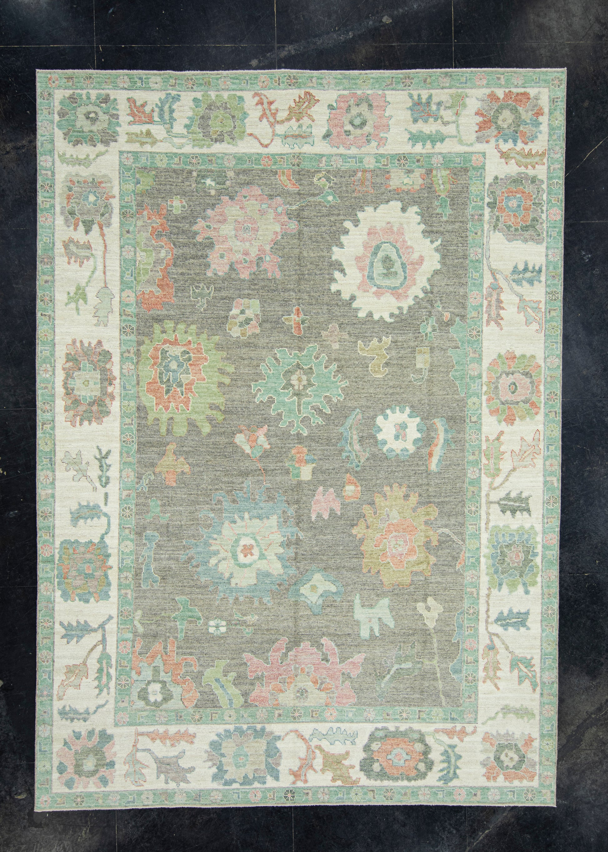 Turkish Oushak Rug 8'11" x 12'5" #17336