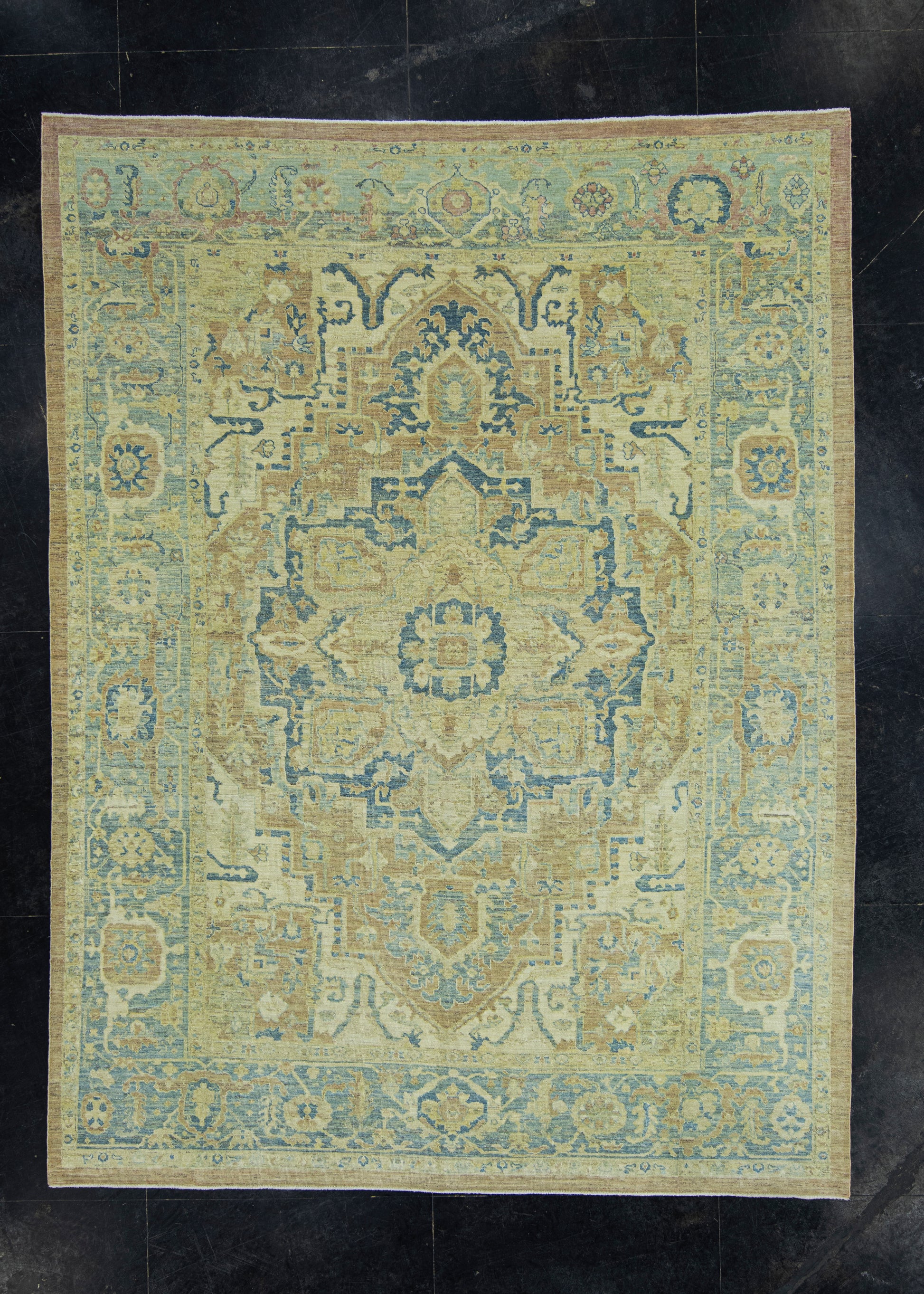 Turkish Oushak Rug 8'5" x 11'2" #17657