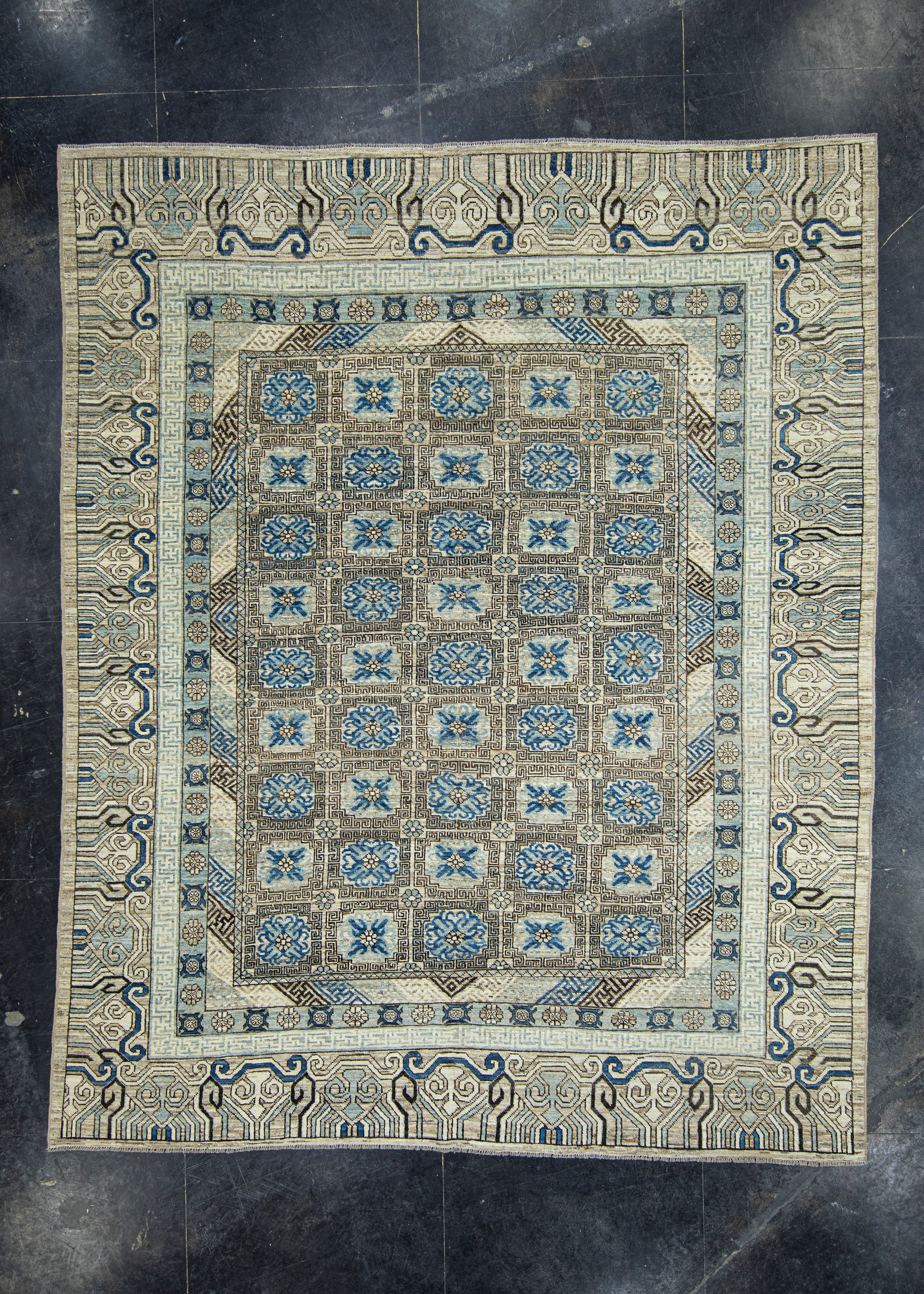 Handwoven Oushak Rug 9'4" x 11'5" #17505