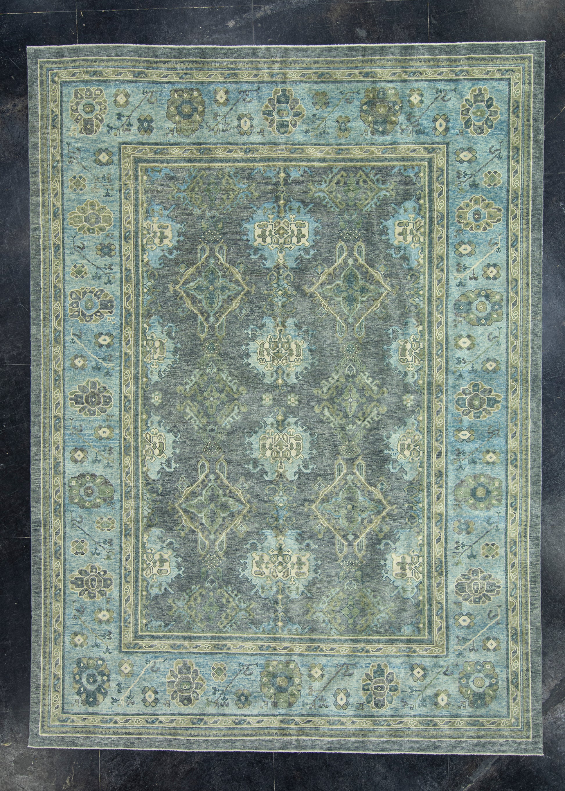 Turkish Oushak Rug 8'9" x 12' #17082
