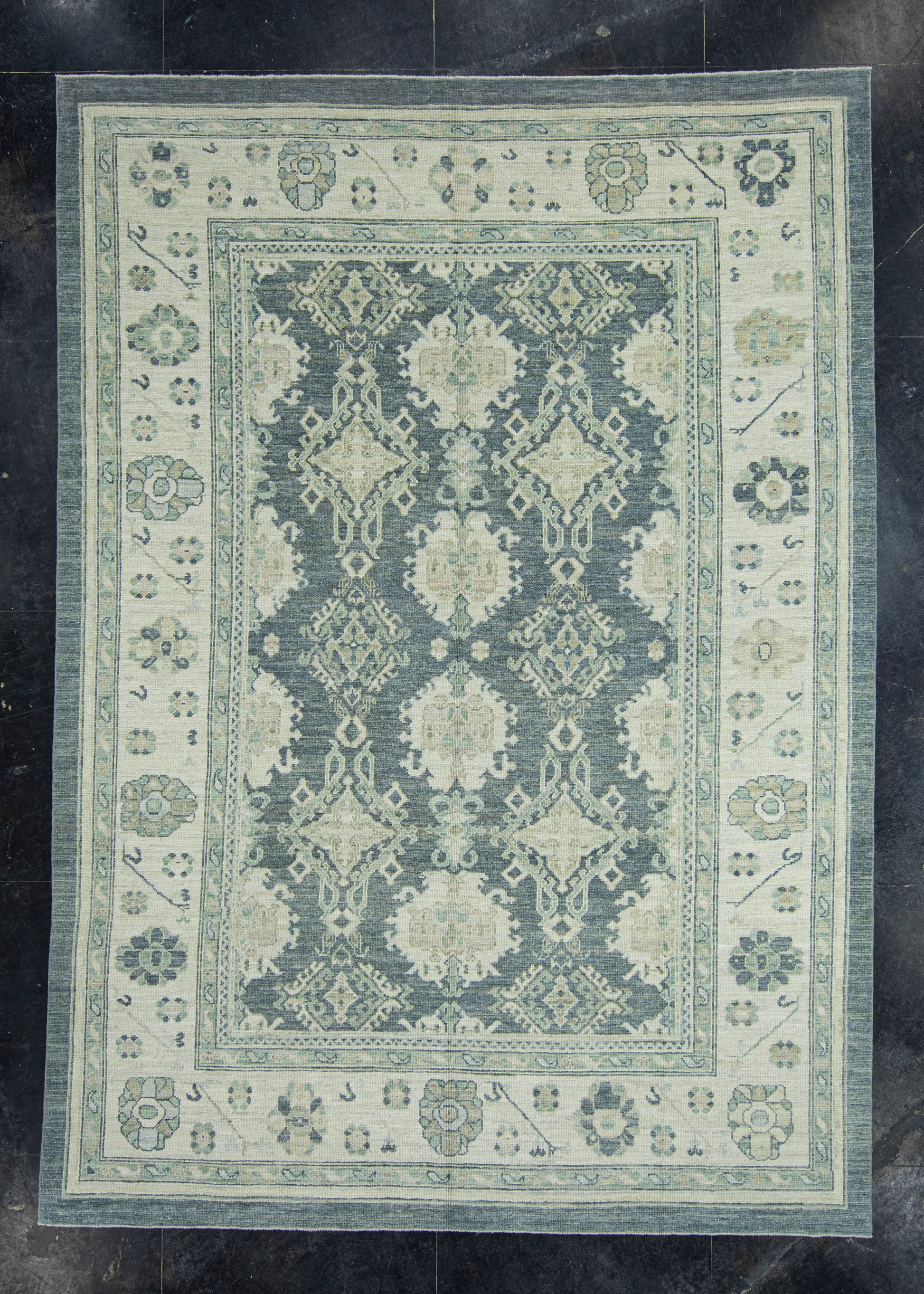 Turkish Oushak Rug 9' x 12'8" #17389