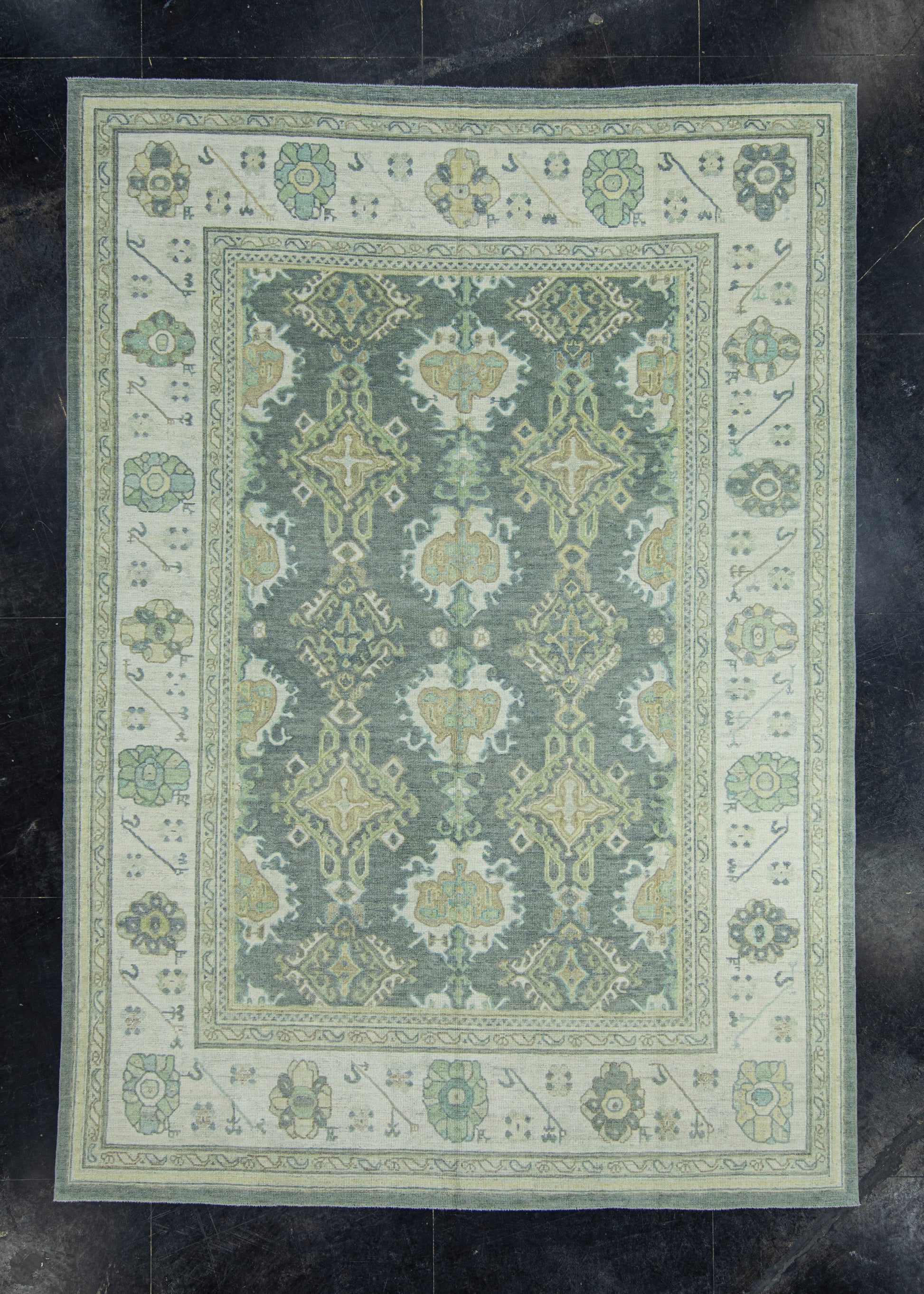 Turkish Oushak Rug 8'6" x 12' #17416
