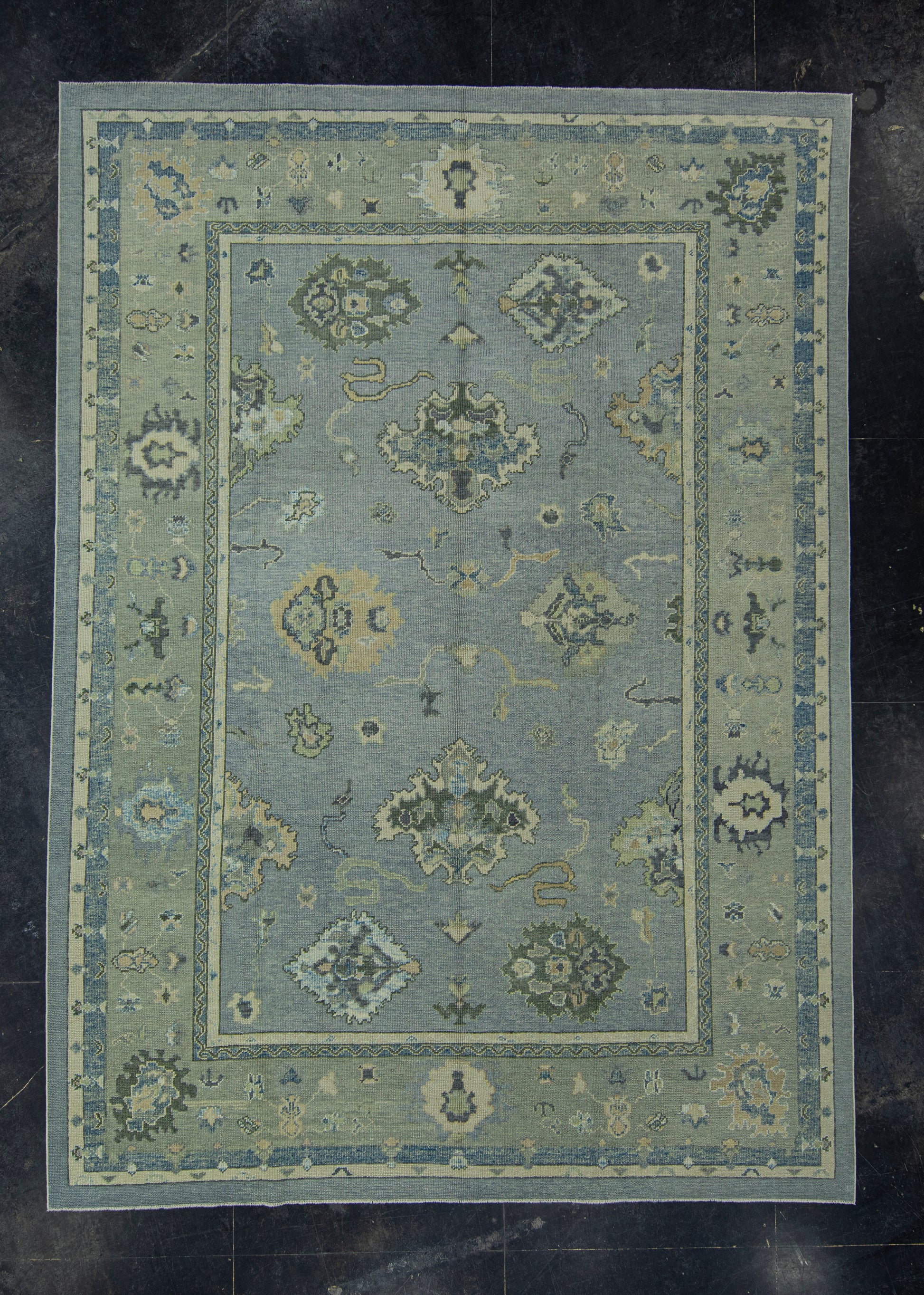 Turkish Oushak Rug 8'11" x 12'6" #17123