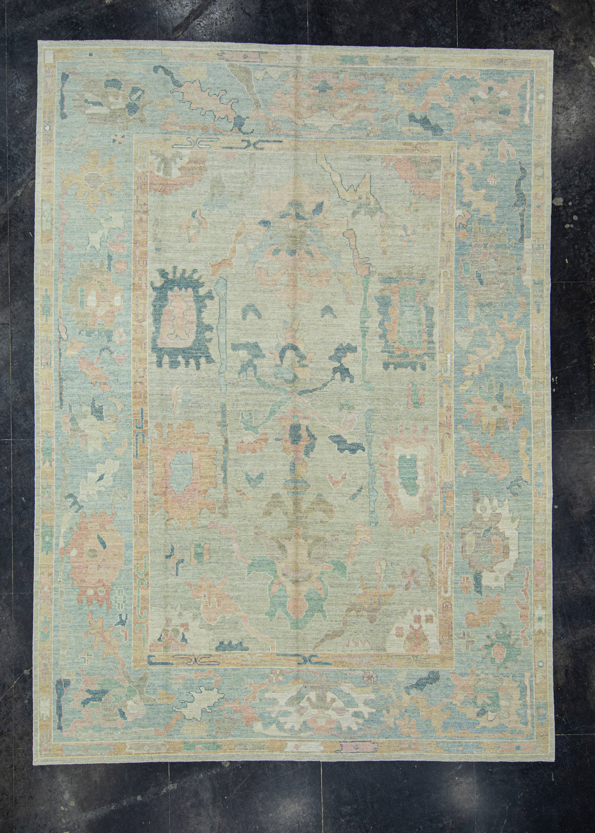 Turkish Oushak Rug 10'3" x 14'2" #17415