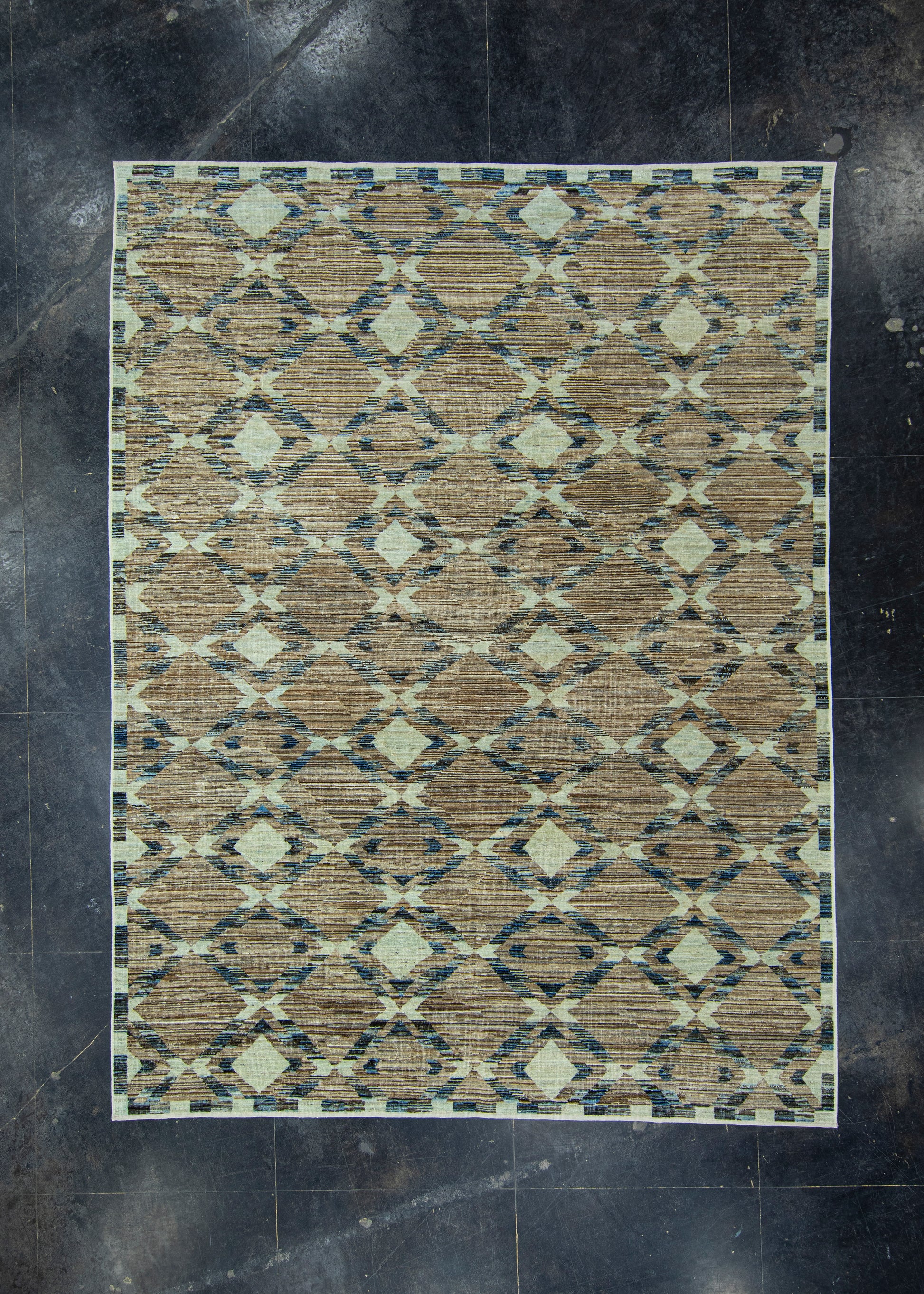 Handwoven Oushak Rug 9' x 11'10" #17909