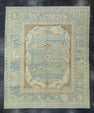 Turkish Antique Look Oushak Rug 12'8" x 15'2" #17999