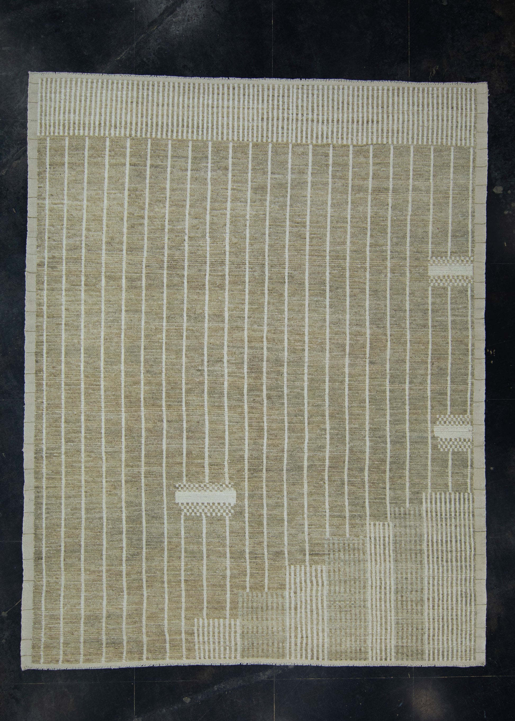 Hand Knotted Modern Rug 10' x 12'8" #17447