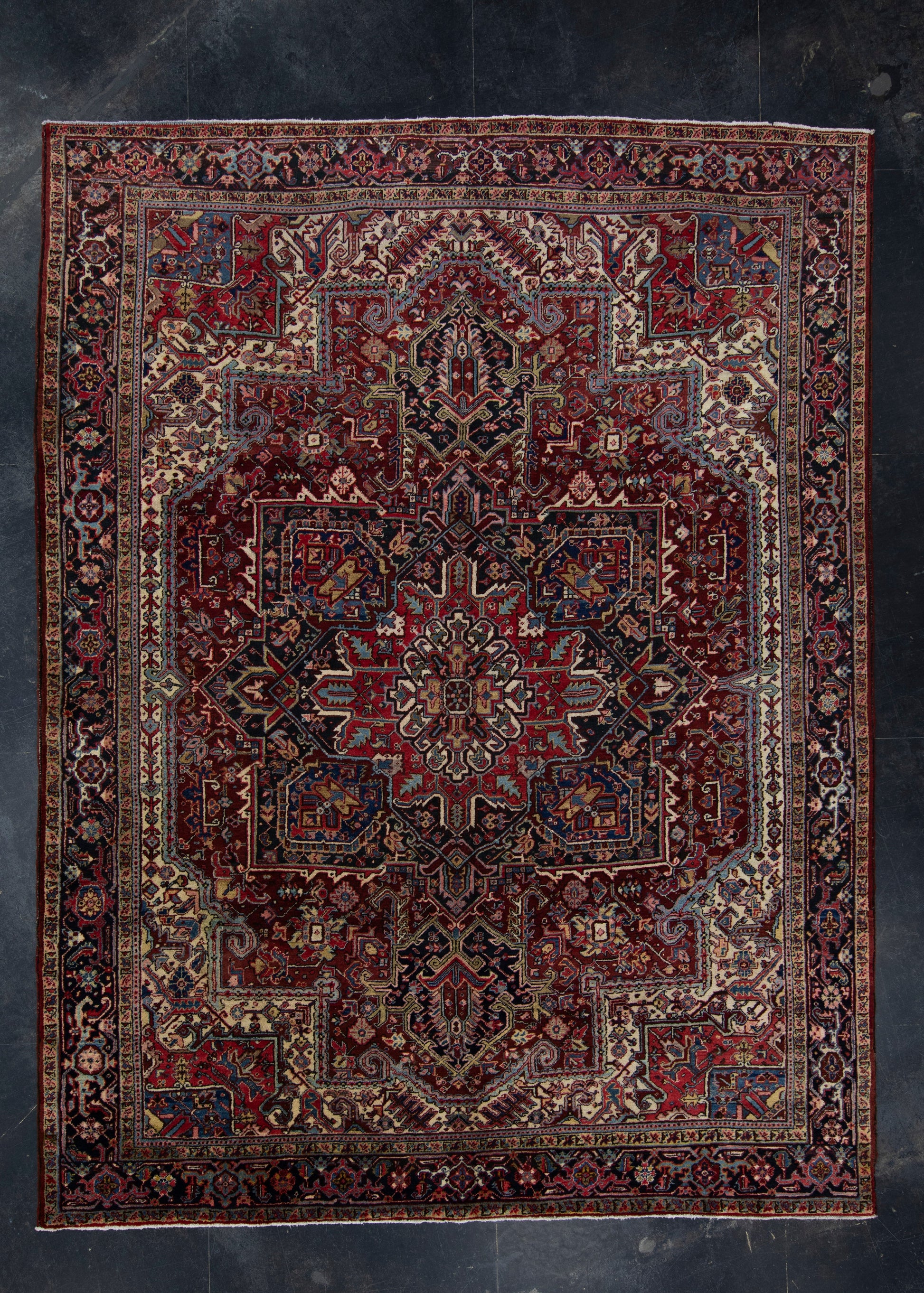 Oriental Handwoven Vintage Rug 8'9" x 11'6" #17401