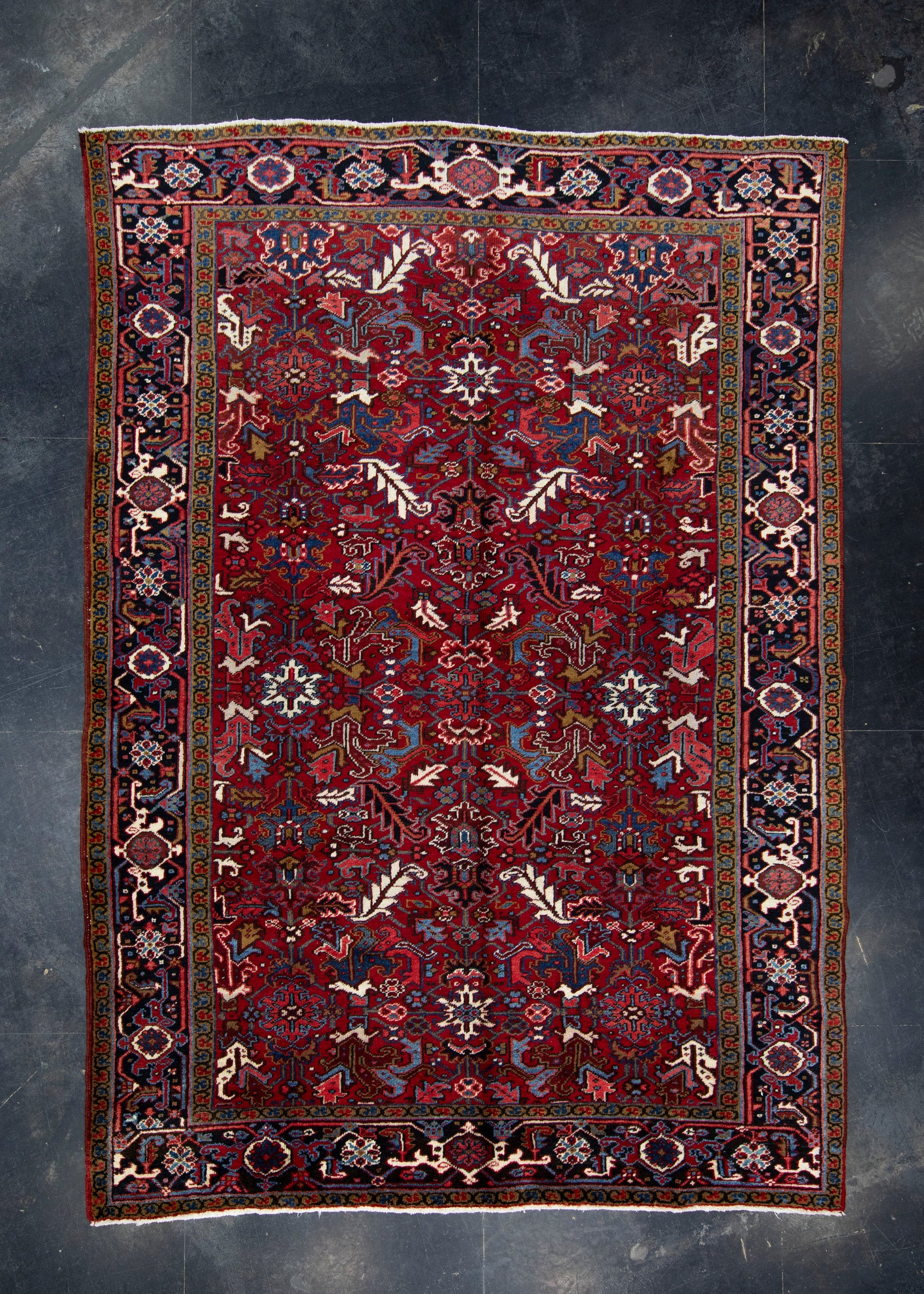 Oriental Handwoven Vintage Rug 7'10" x 11'1" #17404