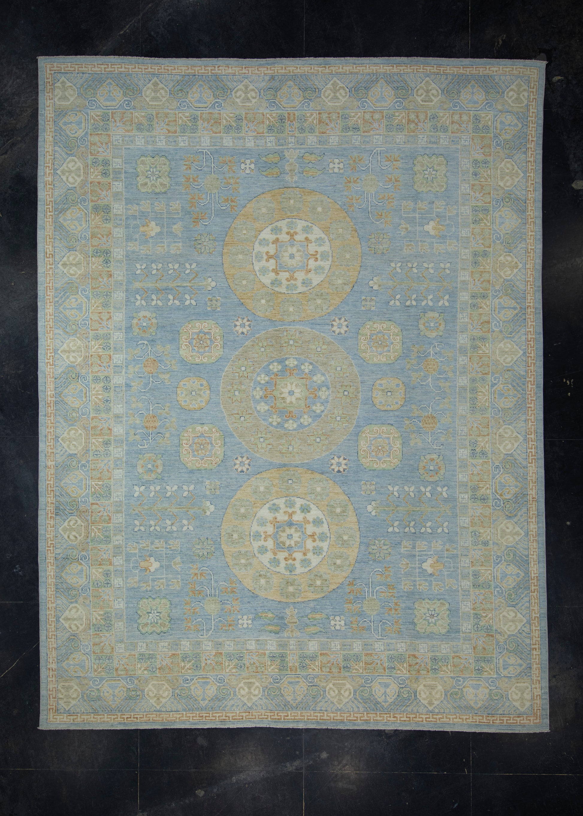 Handwoven Oushak Rug 9'2" x 12'2" #17430
