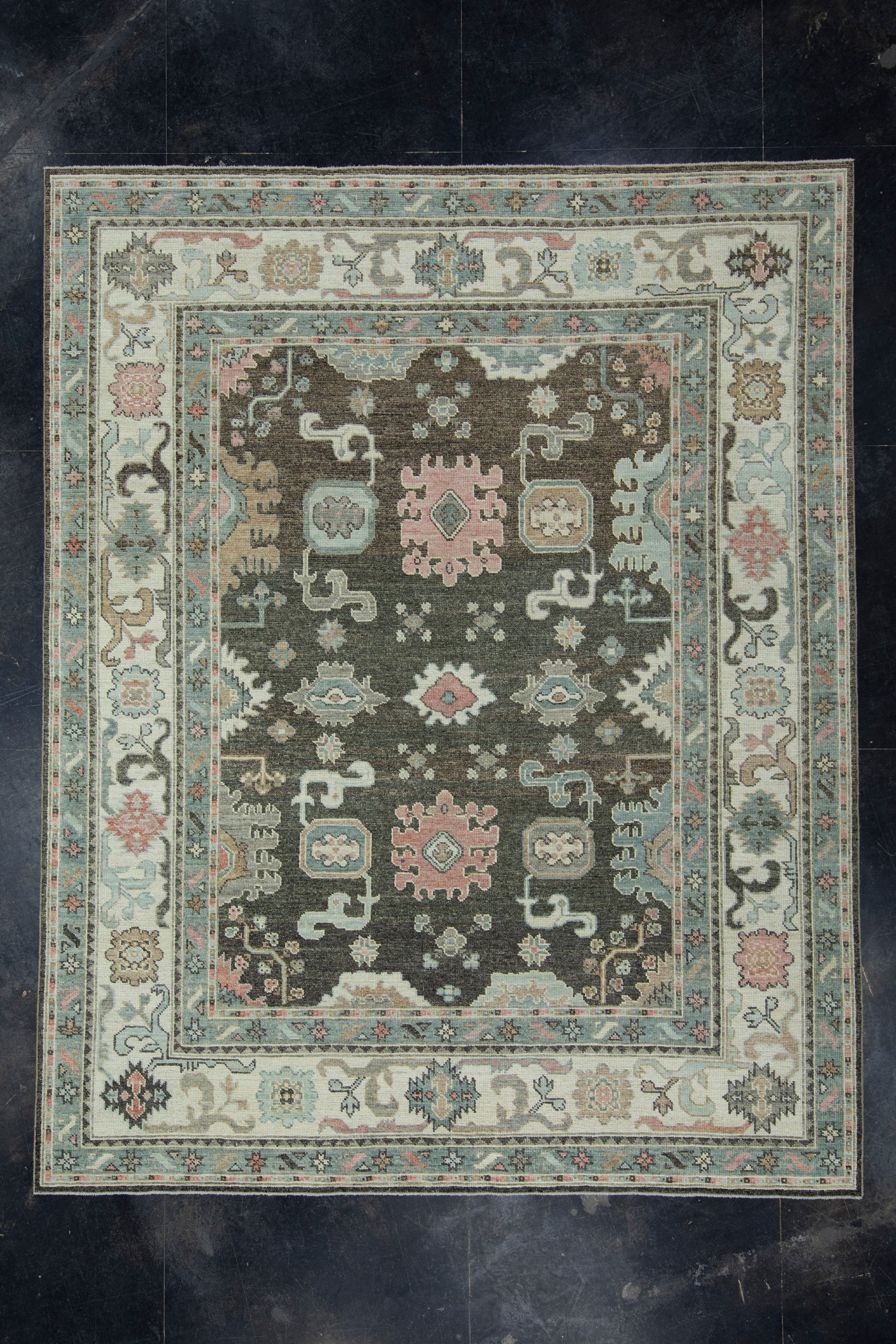 Turkish Oushak Rug 8'1" x 10'2" #17240