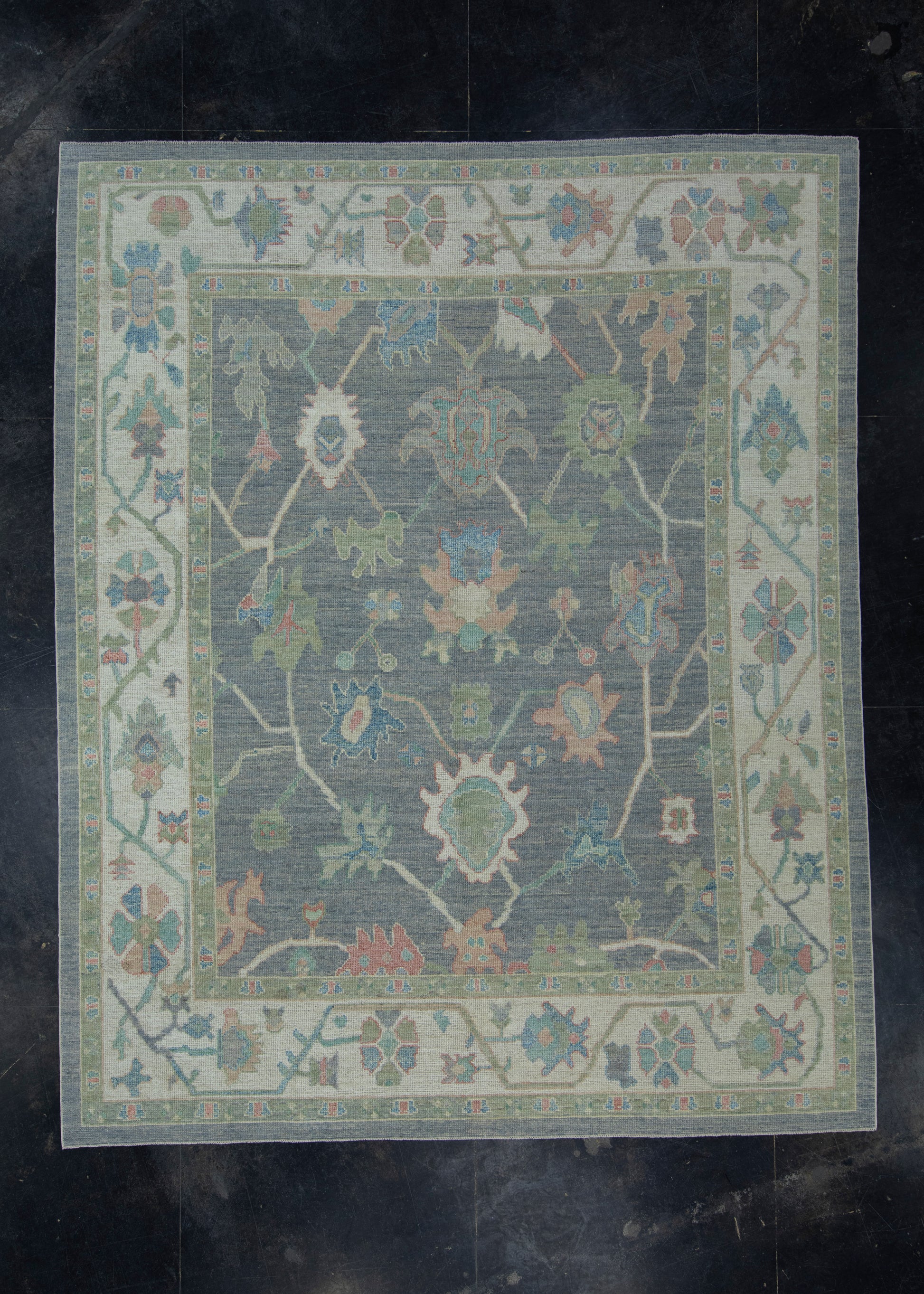 Turkish Oushak Rug 8'3" x 10'2" #17929