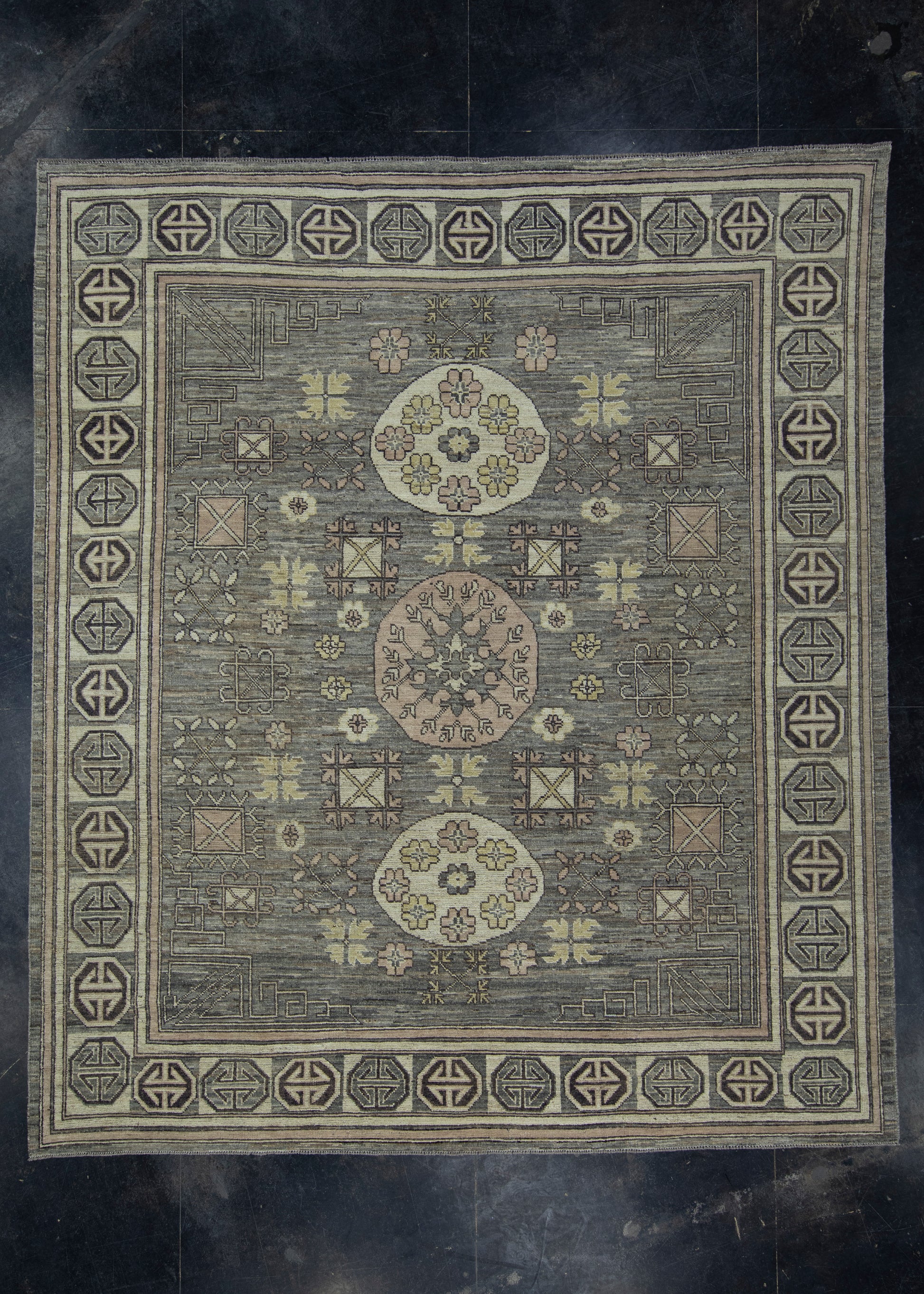 Handwoven Oushak Rug 8'9" x 10'2" #17502