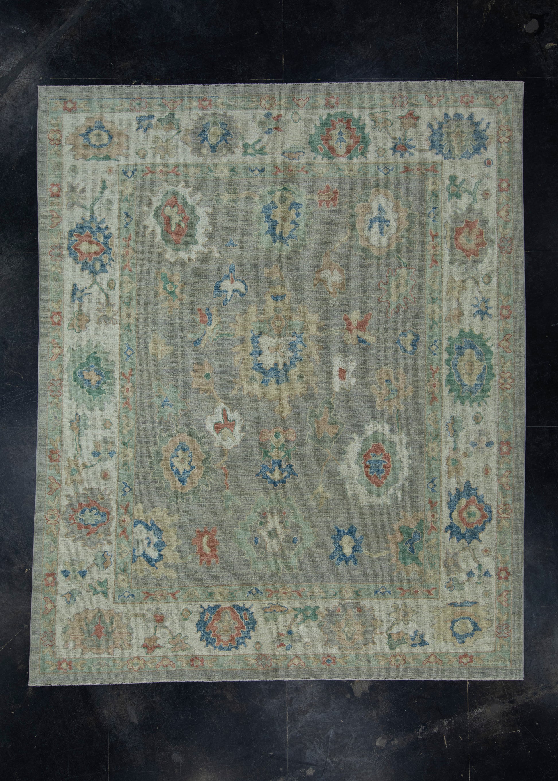 Turkish Oushak Rug 8'3" x 10'1" #17744