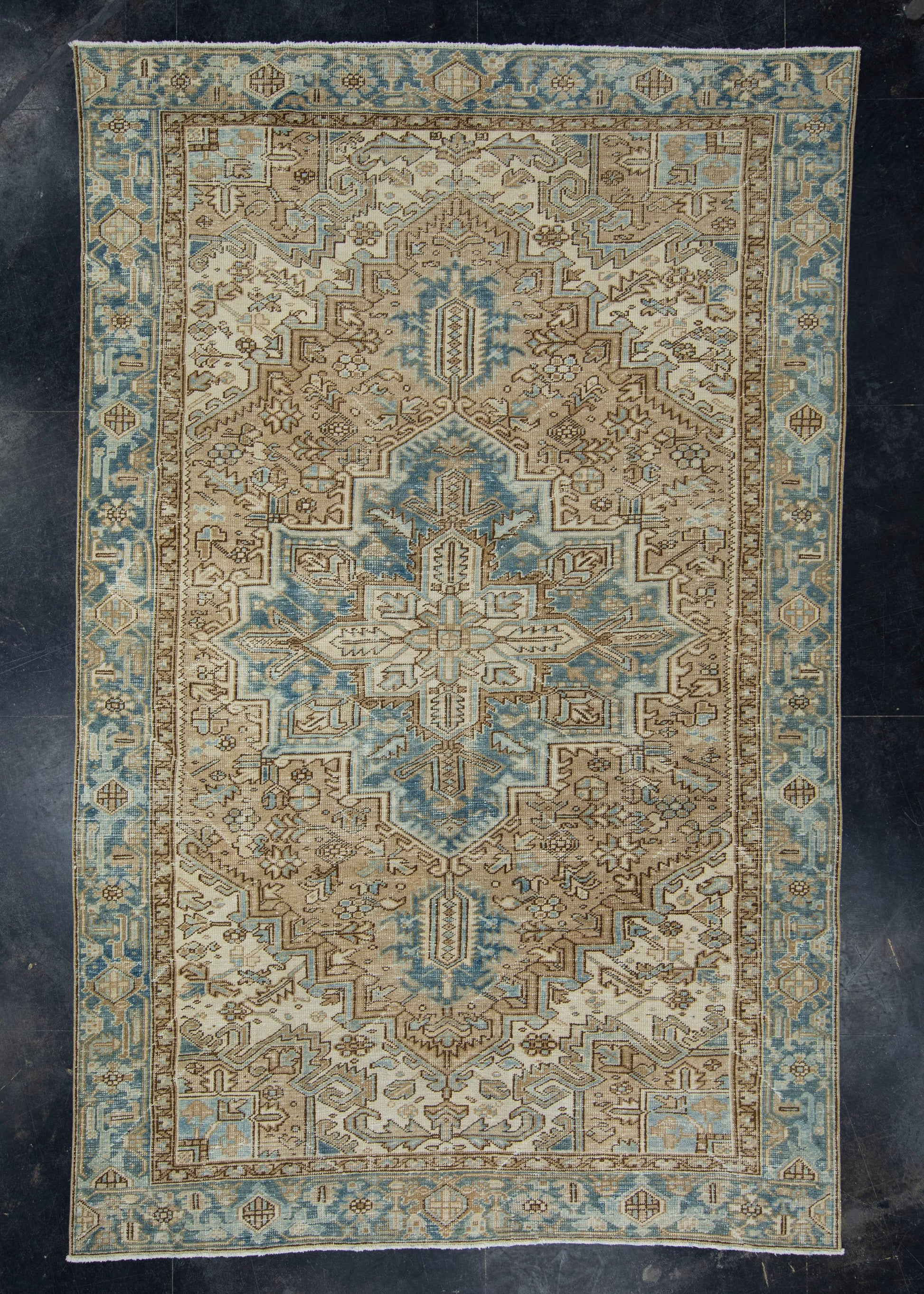 Oriental Handwoven Vintage Rug 7'5" x 11'7" #17509