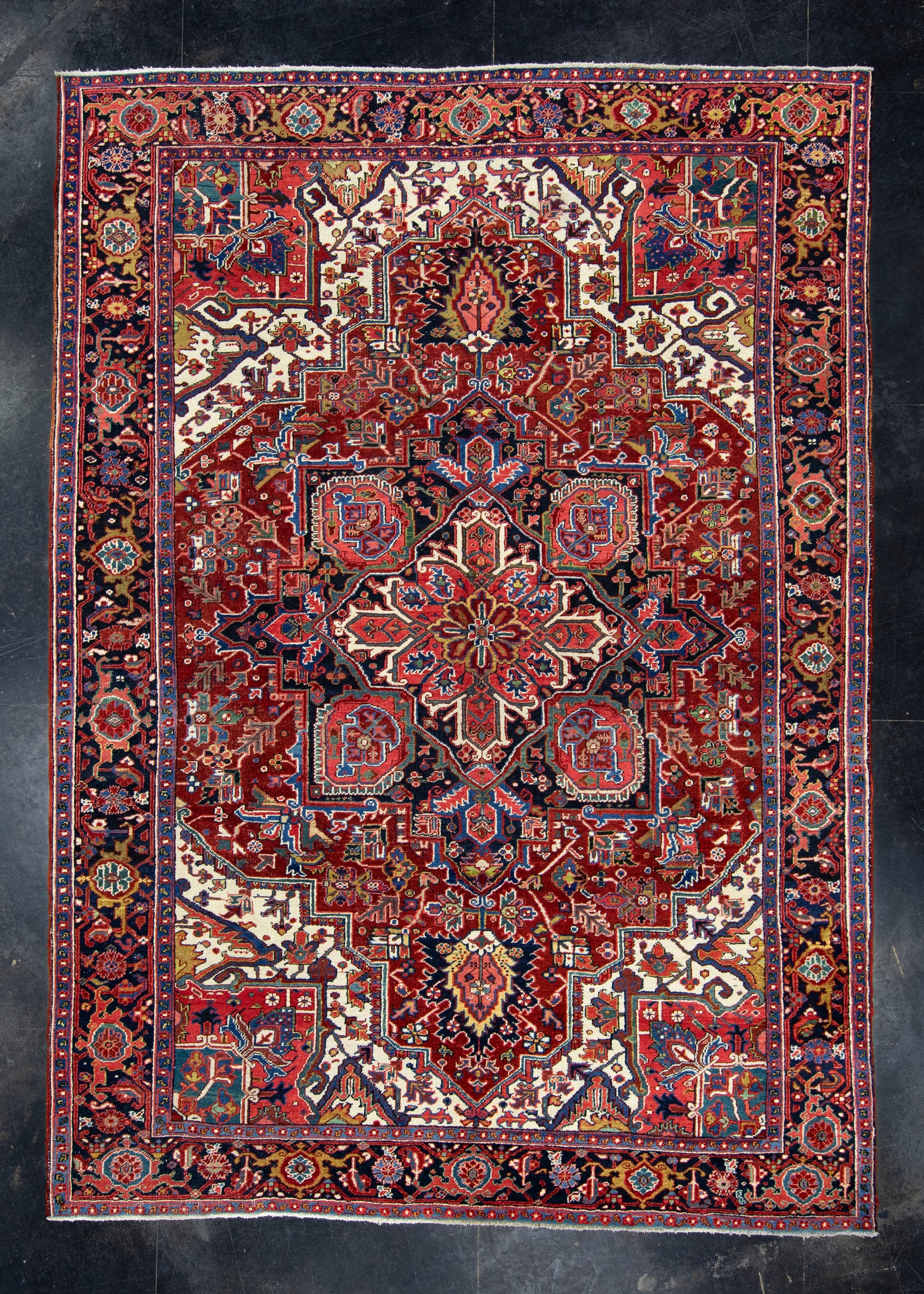 Oriental Handwoven Vintage Rug 7'10" x 10'11" #17803