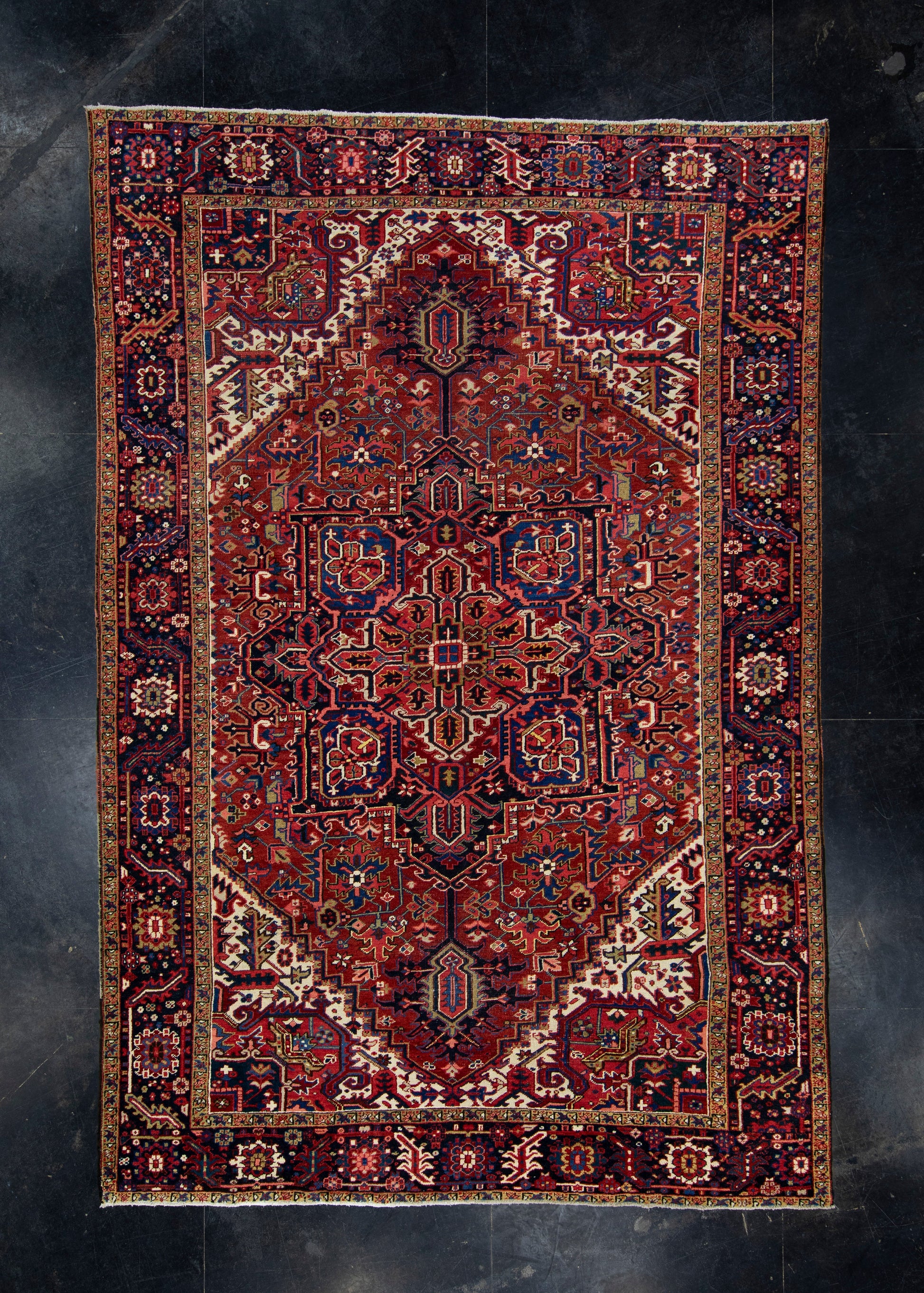 Turkish Vintage Rug 7'8" x 11'5" #17890