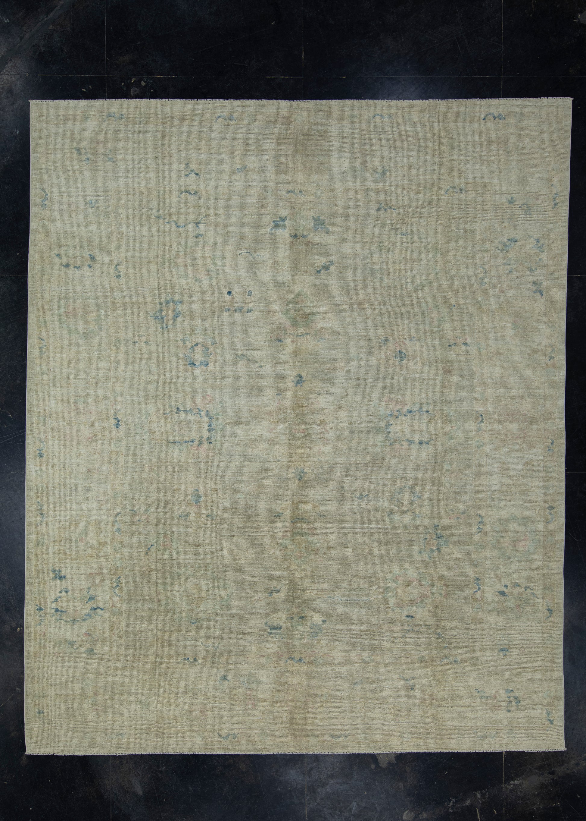 Handwoven Oushak Rug 8'3" x 9'11" #17427