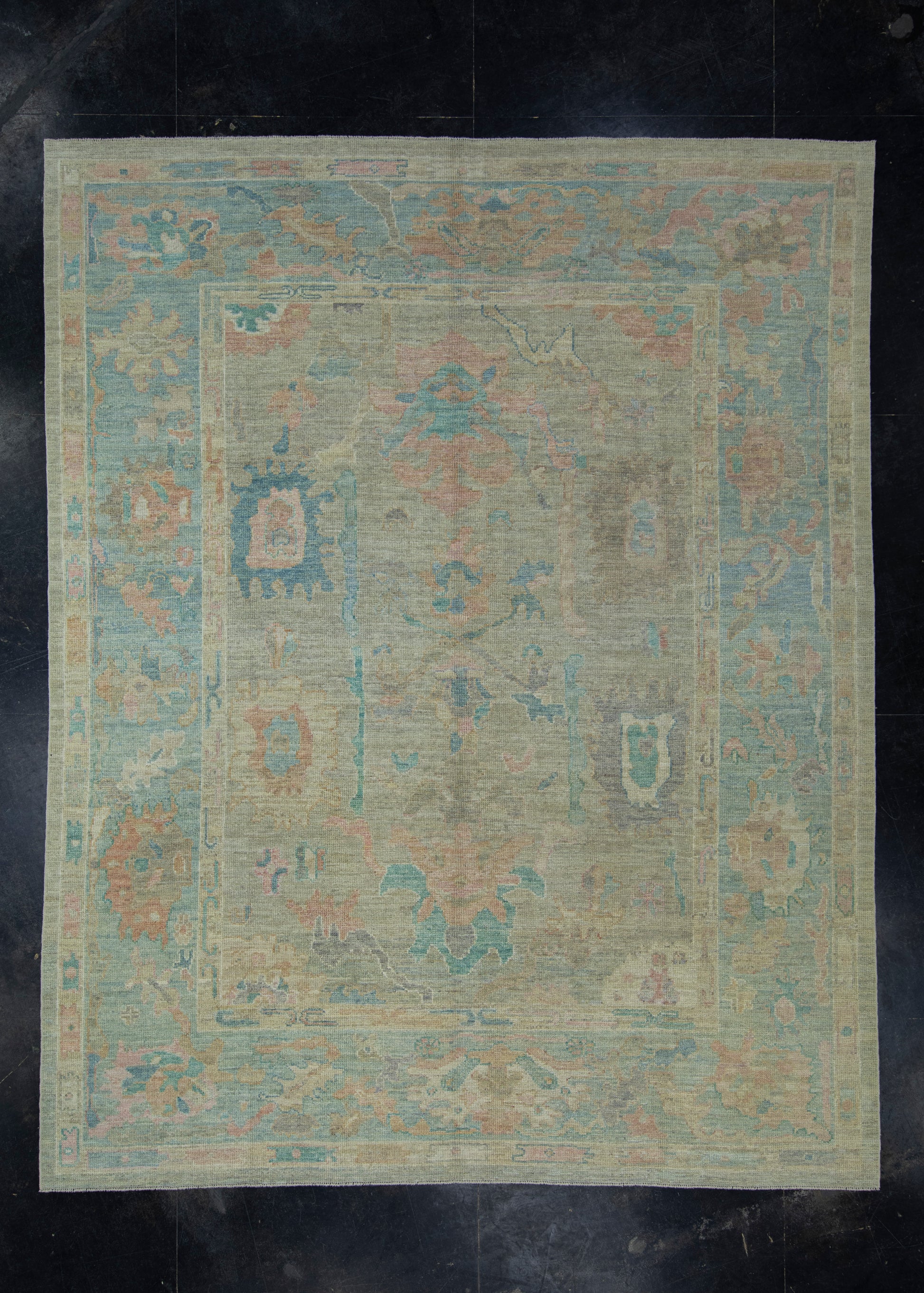 Turkish Oushak Rug 8'3" x 10'5" #17474