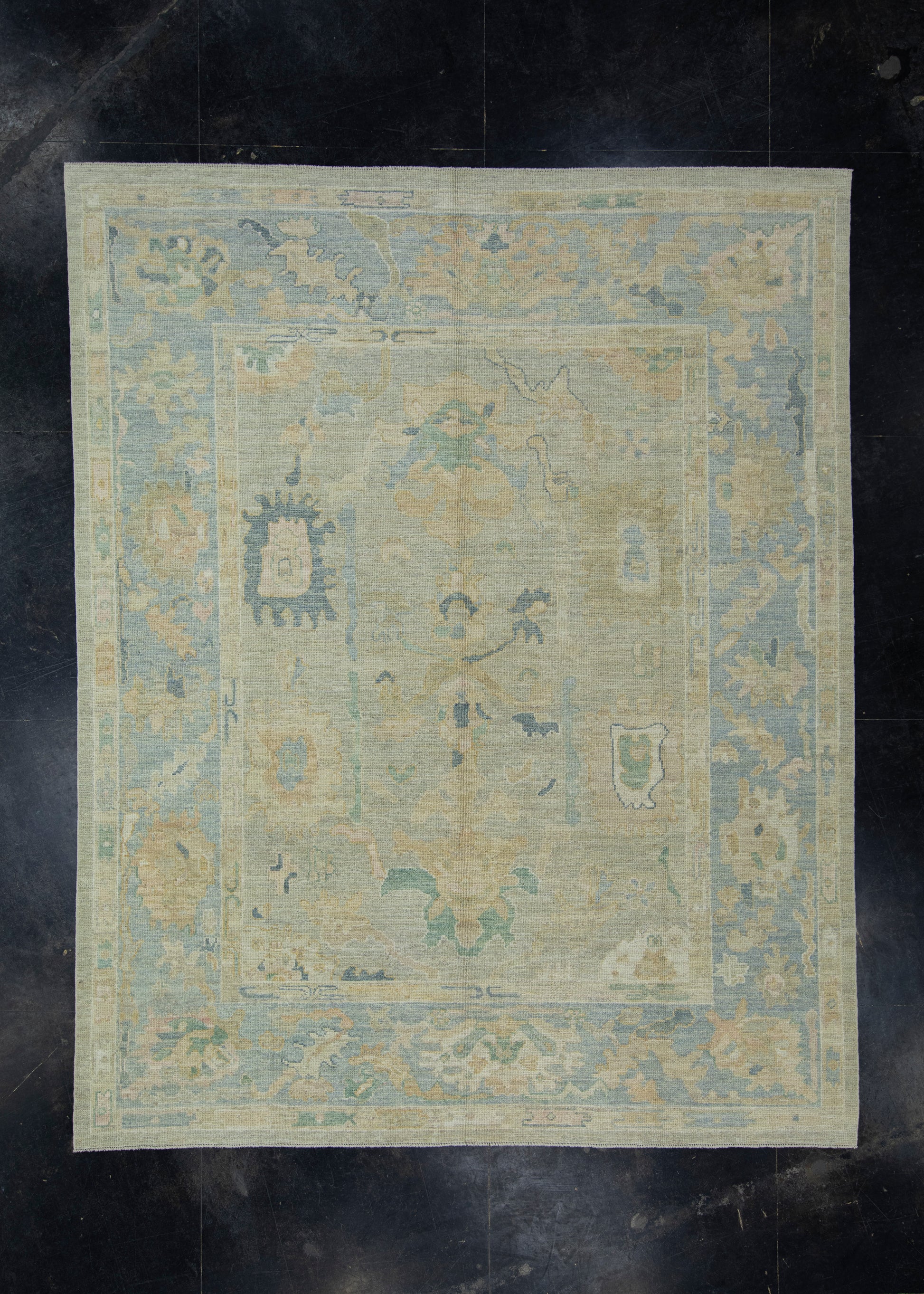 Turkish Oushak Rug 8'2" x 10'2" #17475