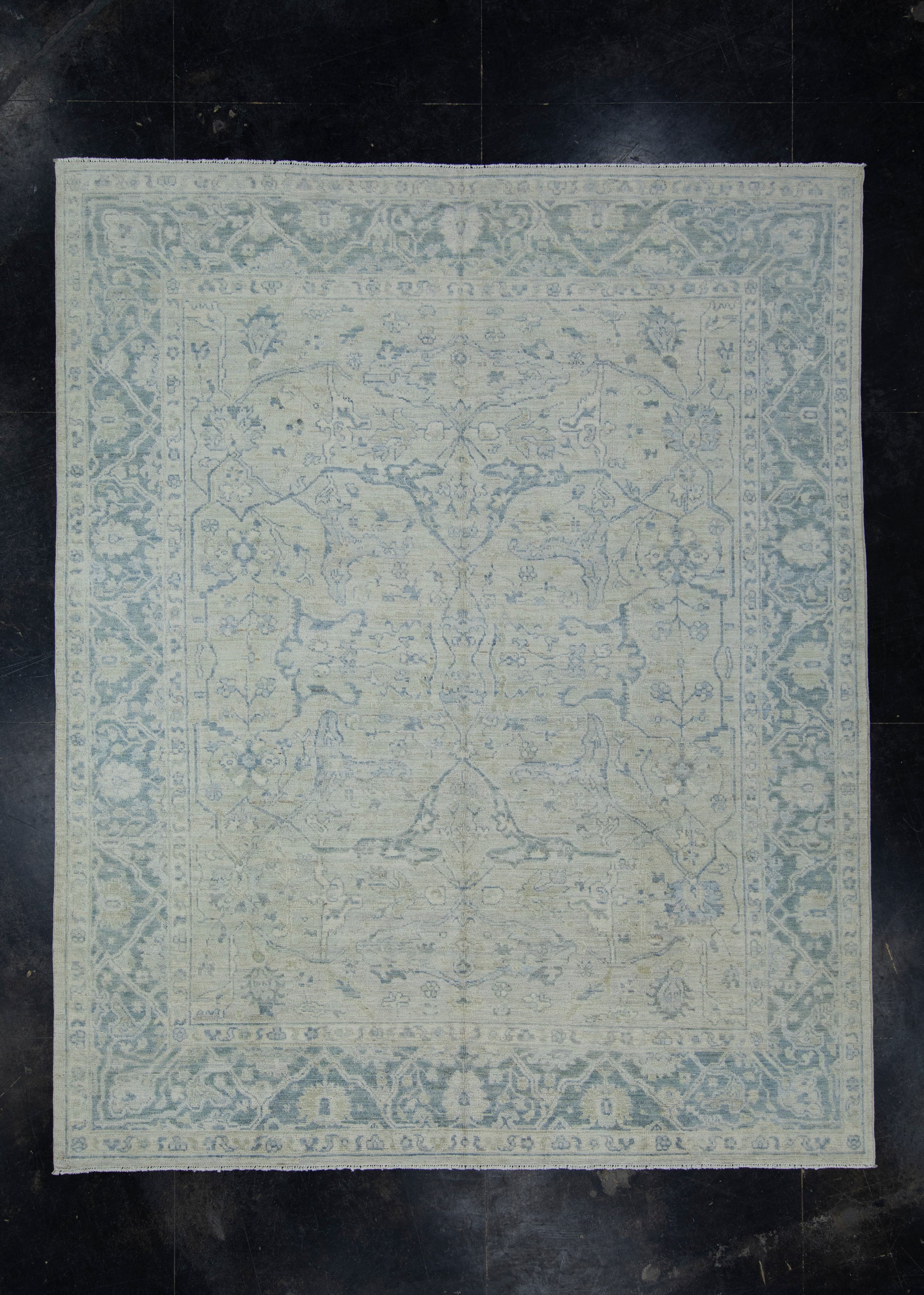 Handwoven Oushak Rug 7'10" x 9'7" #17406