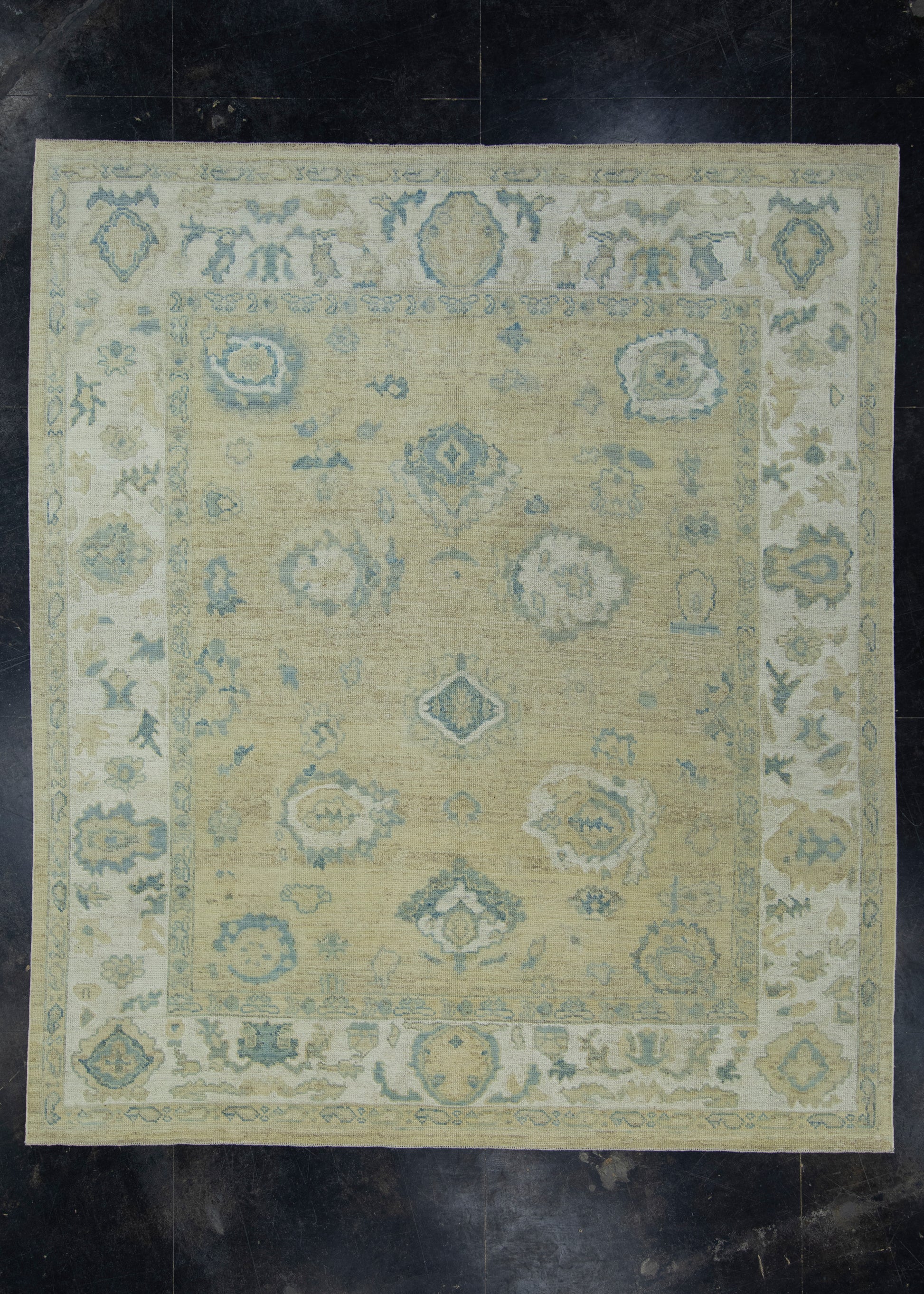 Turkish Oushak Rug 8'4" x 9'7" #17115