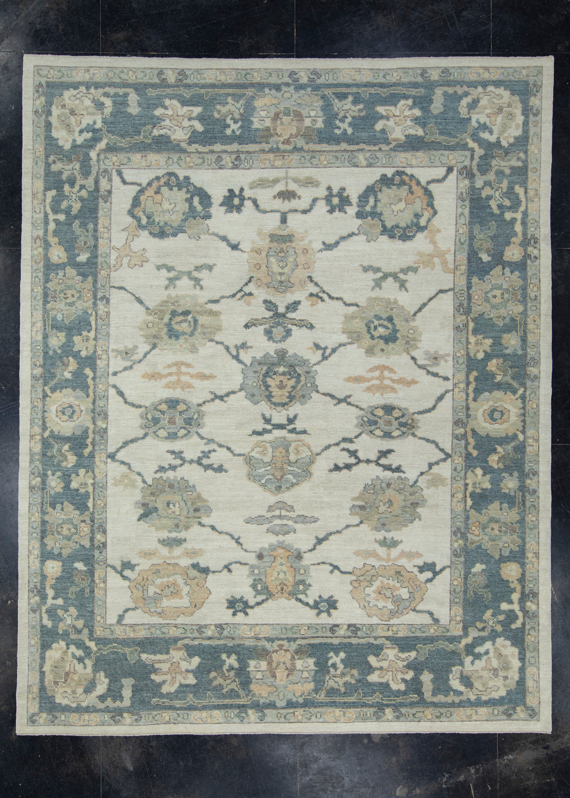 Turkish Oushak Rug 8'1" x 10'3" #17358