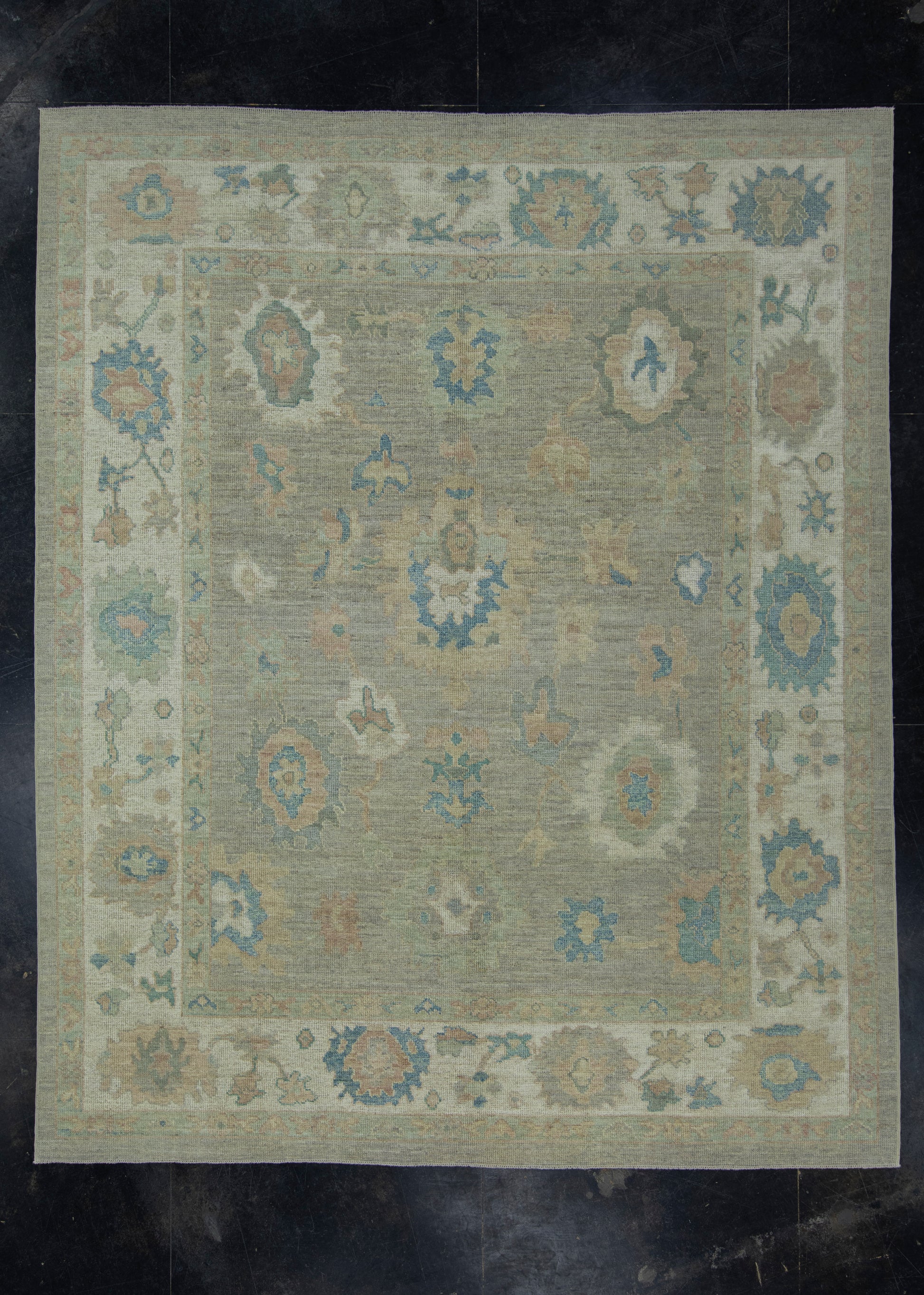 Turkish Oushak Rug 8'3" x 10'1" #17933