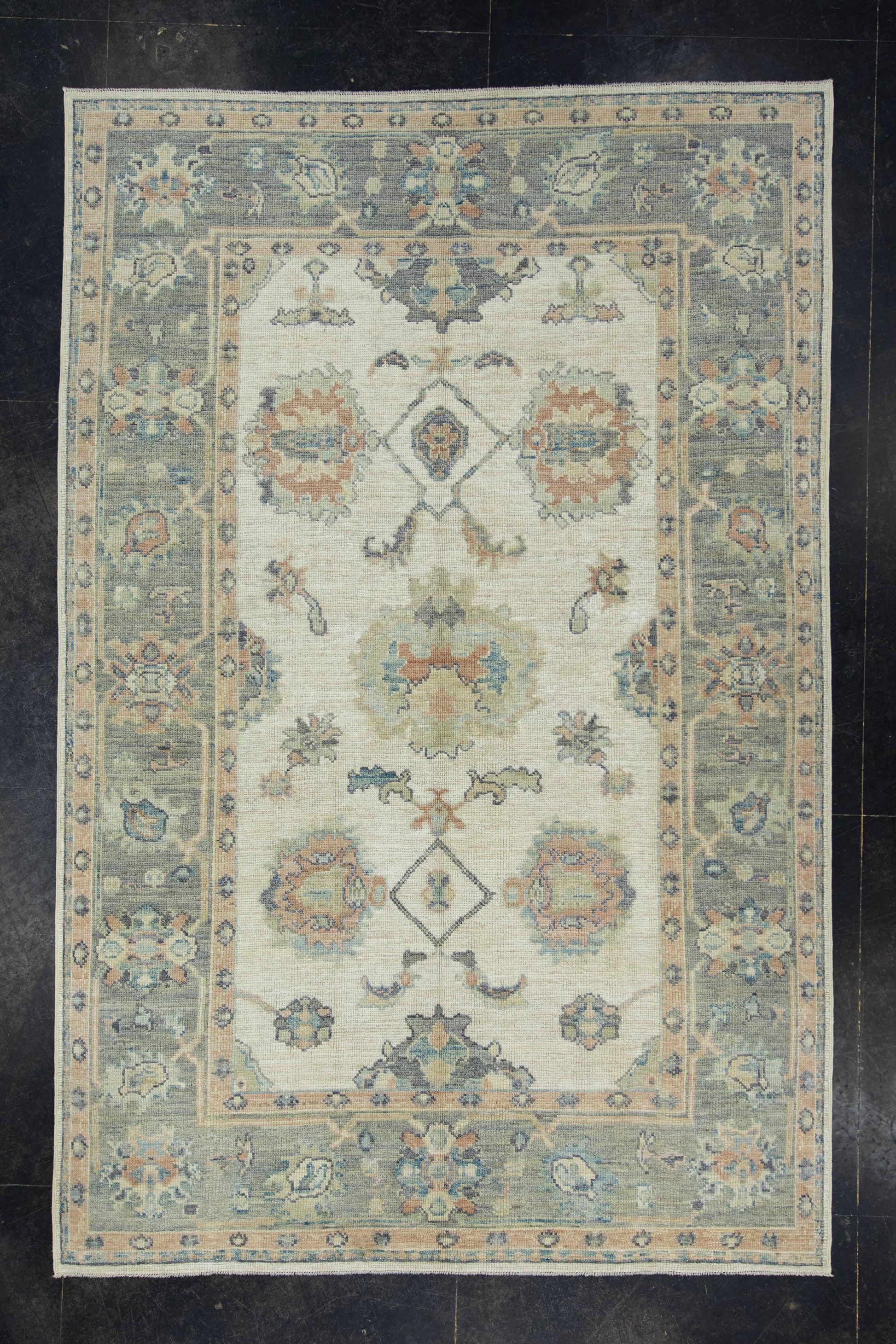 Turkish Oushak Rug 6' x 9' #17900