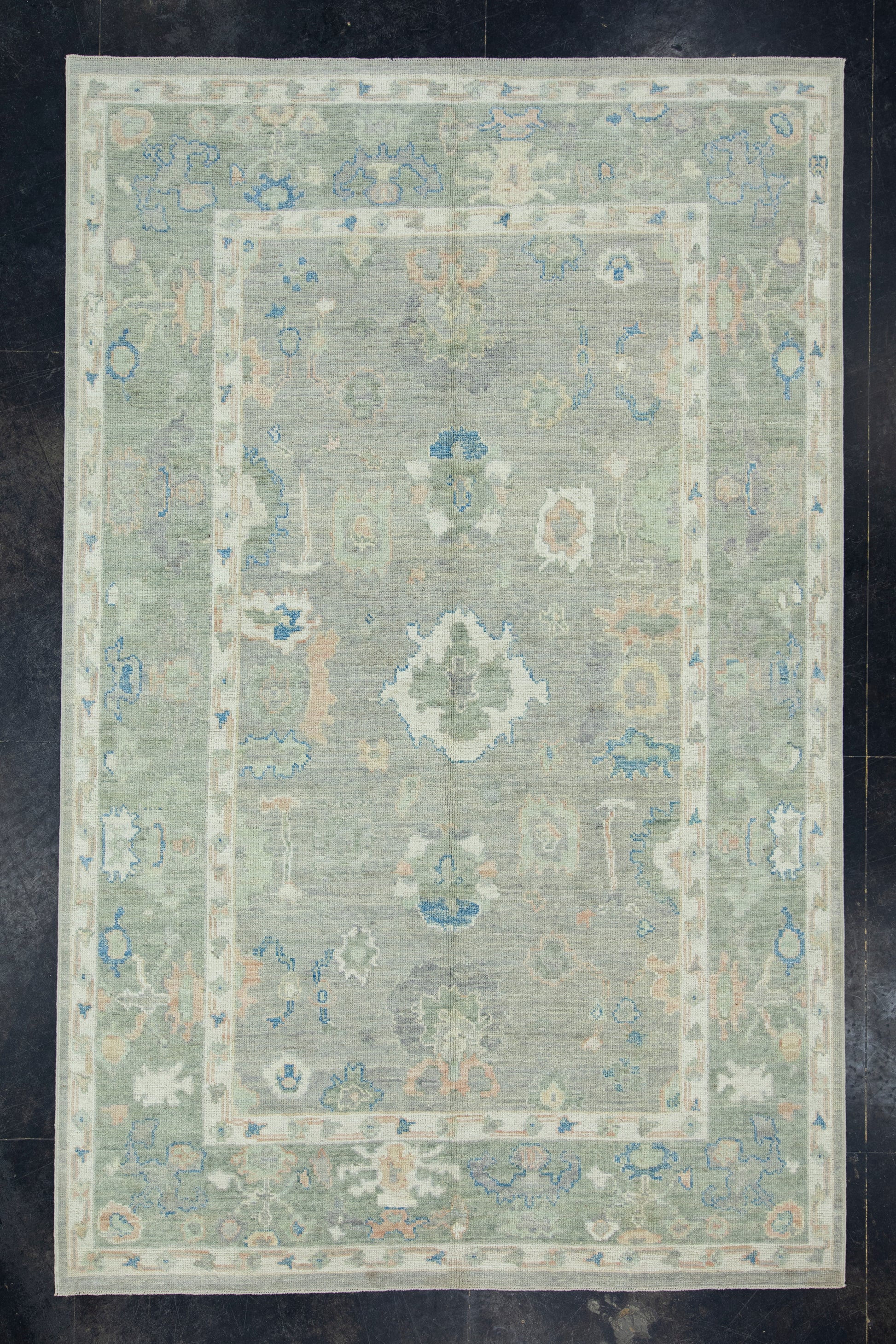 Turkish Oushak Rug 6' x 9'5" #17724
