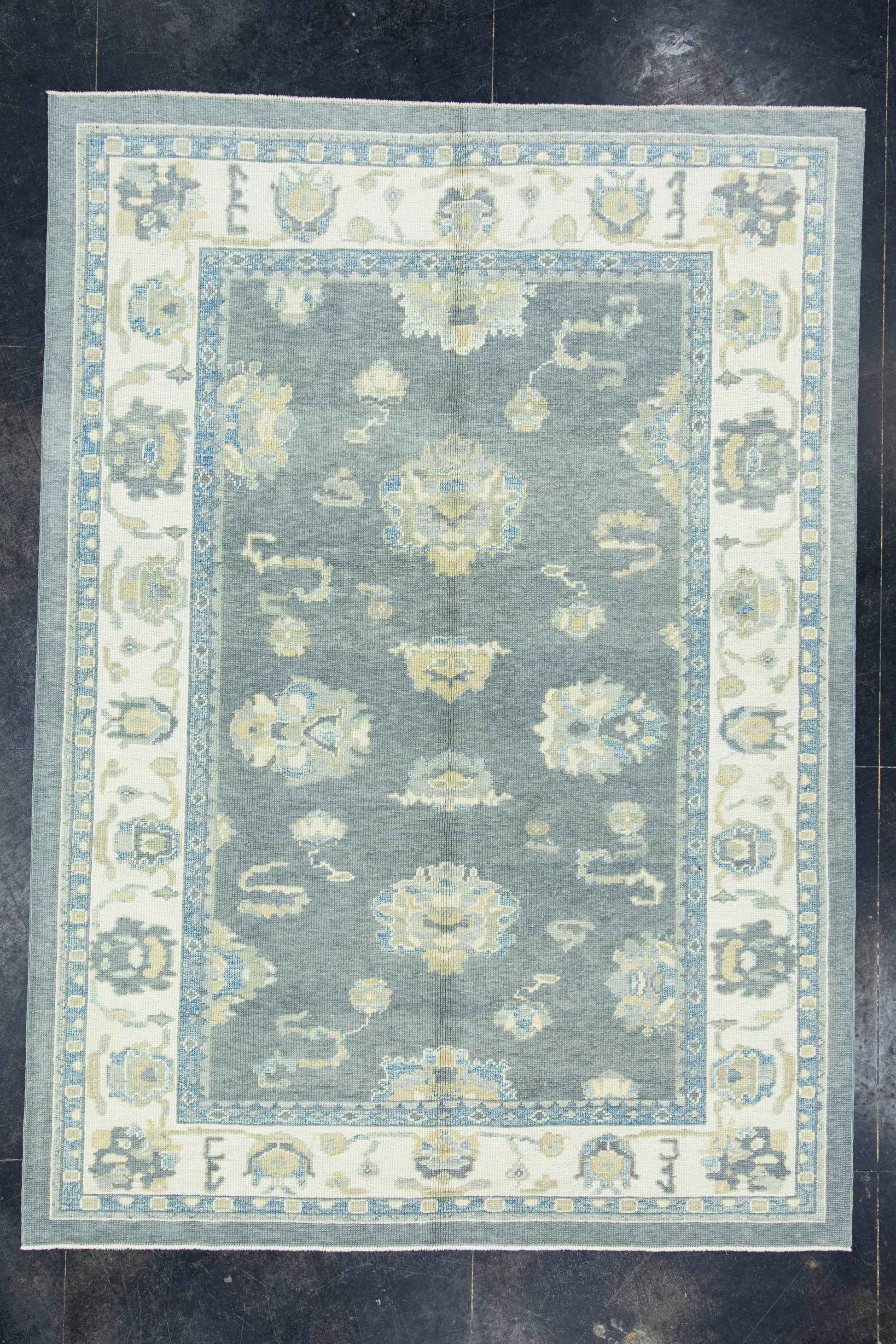 Turkish Oushak Rug 6'1" x 8'6" #17106