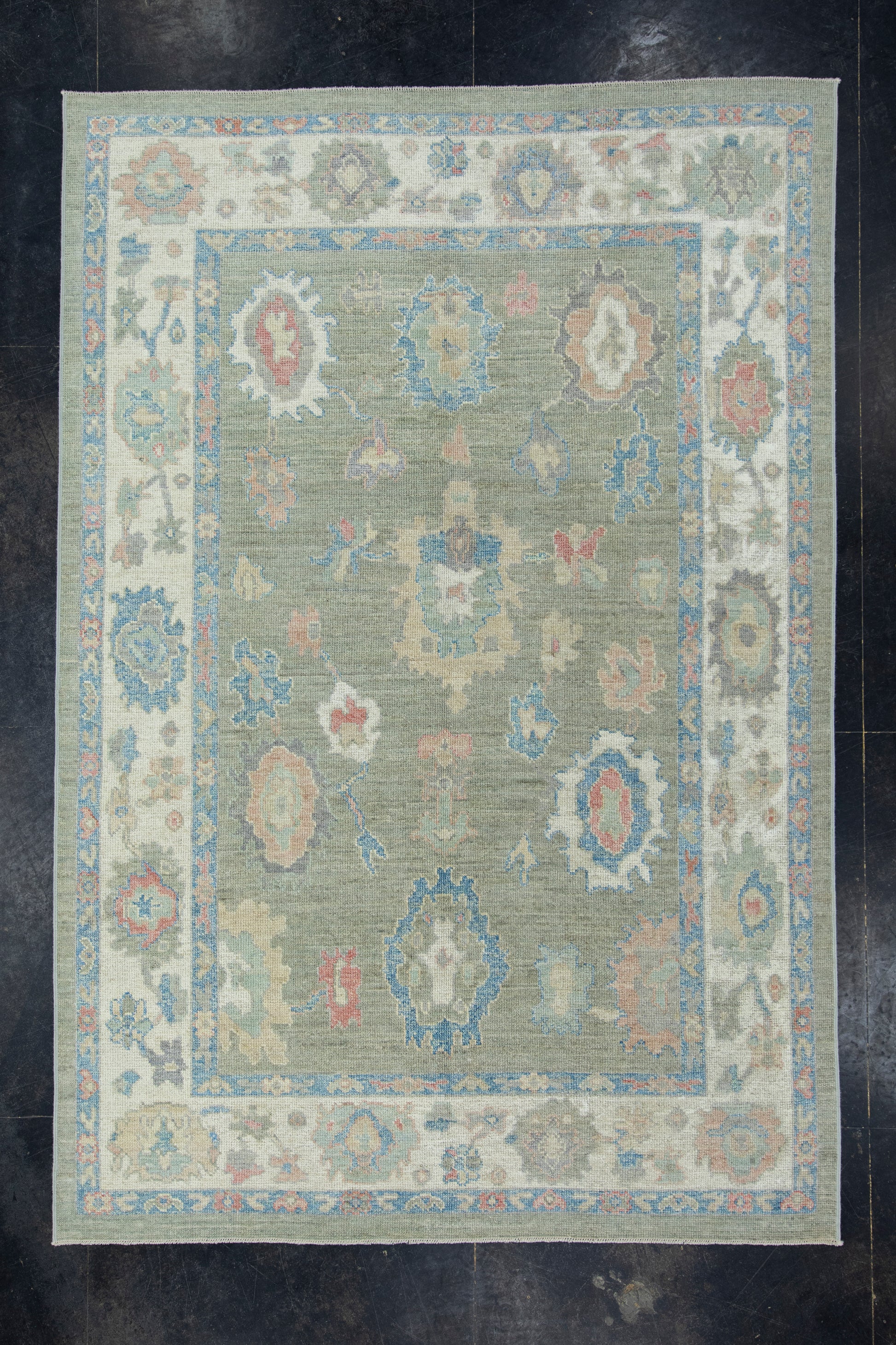 Turkish Oushak Rug 6' x 8'11" #17868