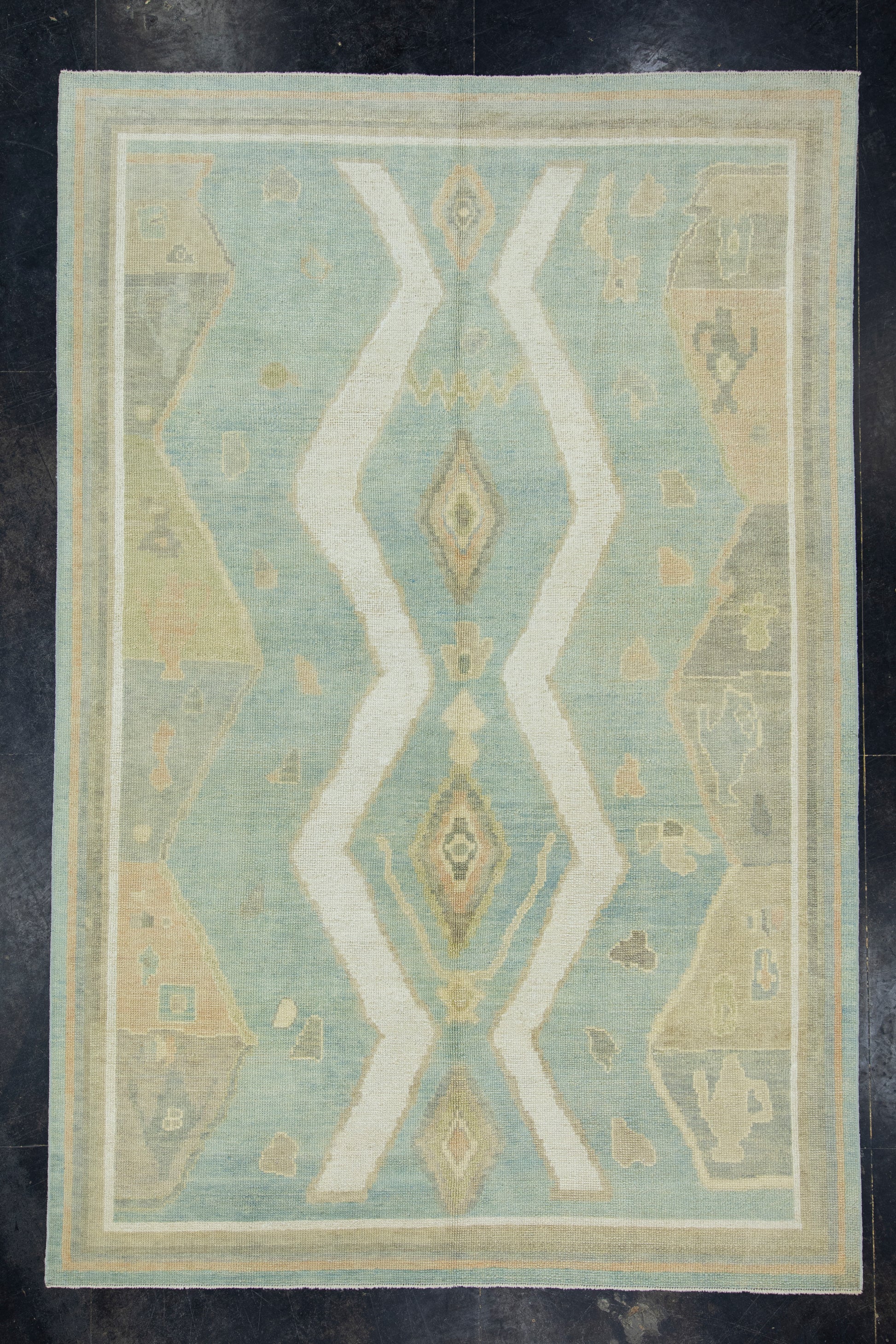 Turkish Oushak Rug 6'3" x 9'4" #17019