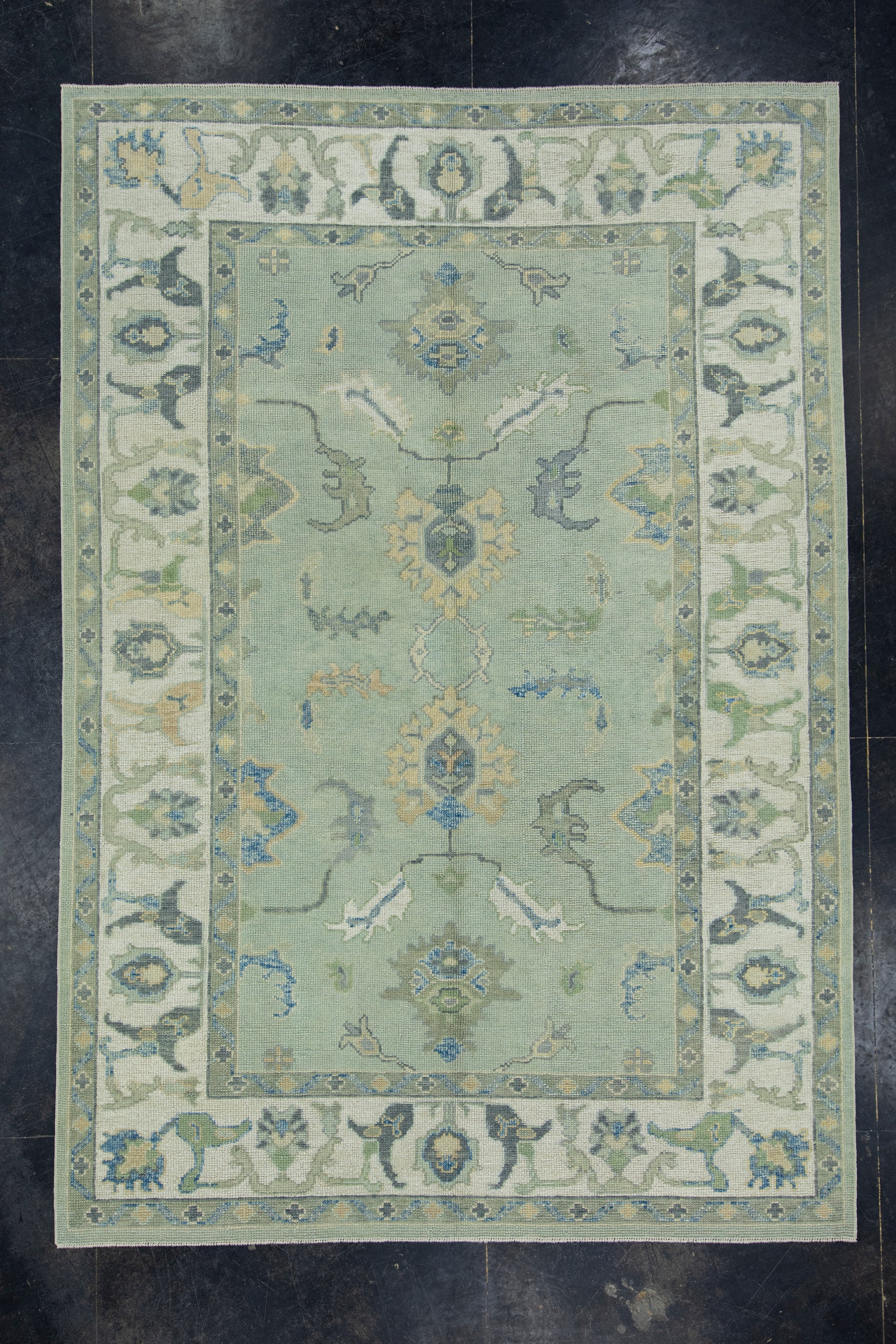Turkish Oushak Rug 6'1" x 8'11" #17113