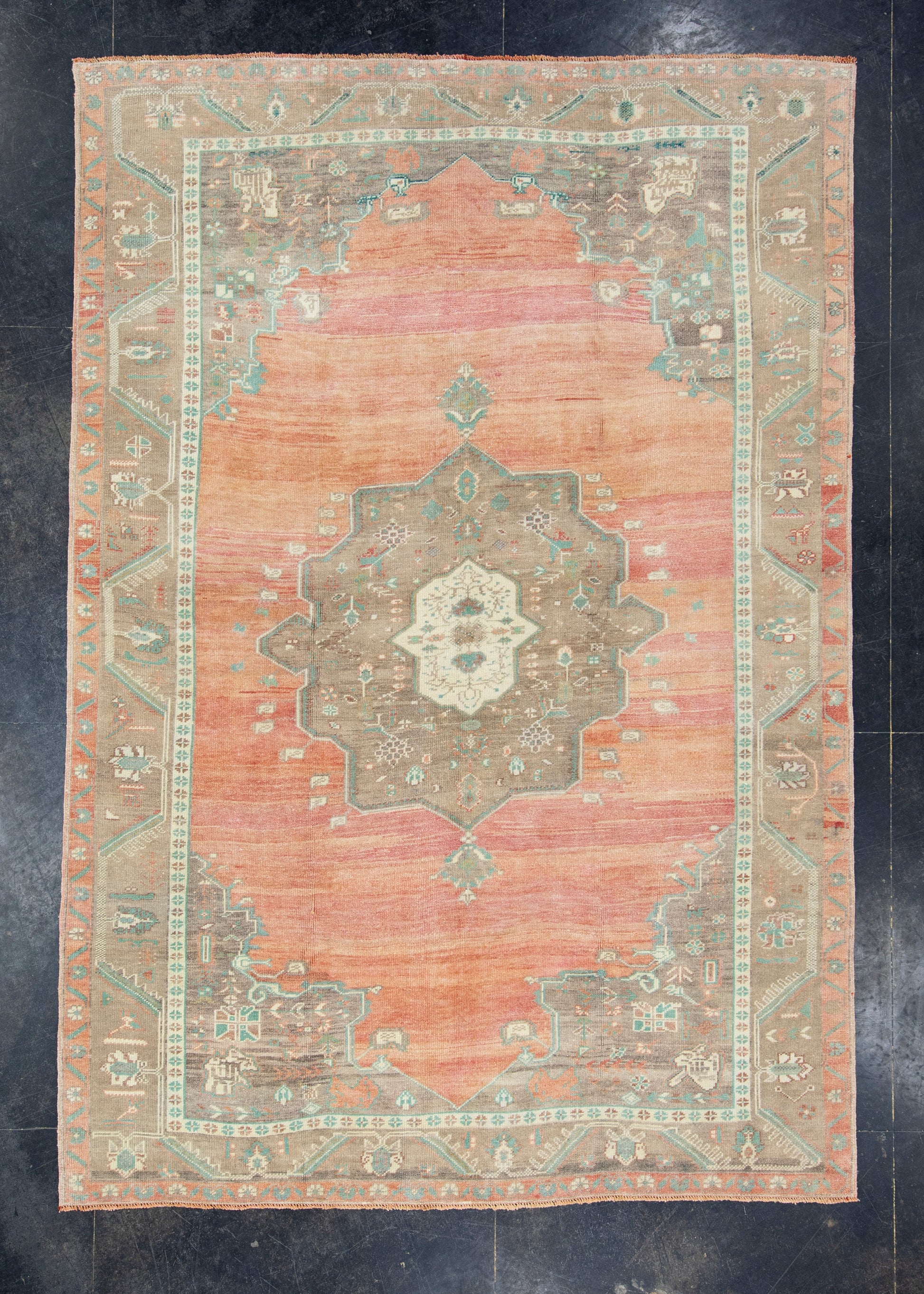 Turkish Vintage Rug 6' x 8'9" #17703