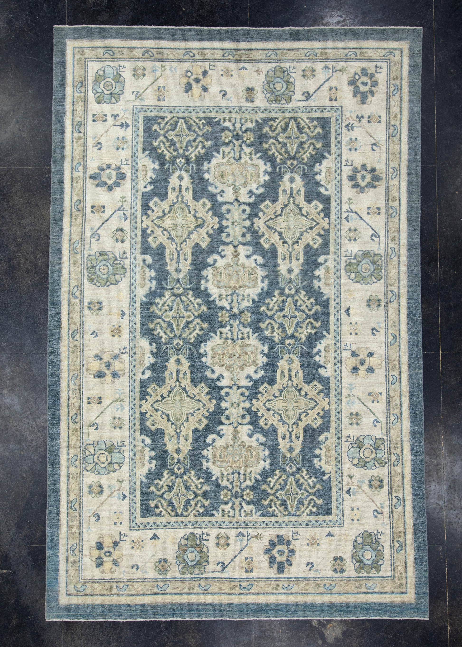 Turkish Oushak Rug 5'11" x 9'5" #17326
