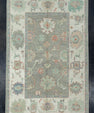 Turkish Oushak Rug 6'2" x 9'1" #17861