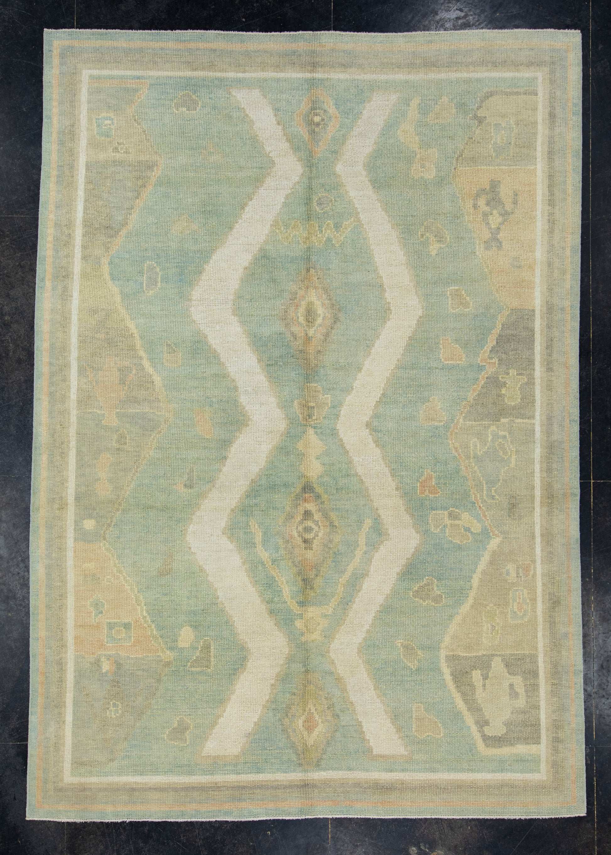 Turkish Oushak Rug 6'3" x 9' #17058