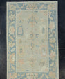 Turkish Oushak Rug 3'9" x 5'9" #17217