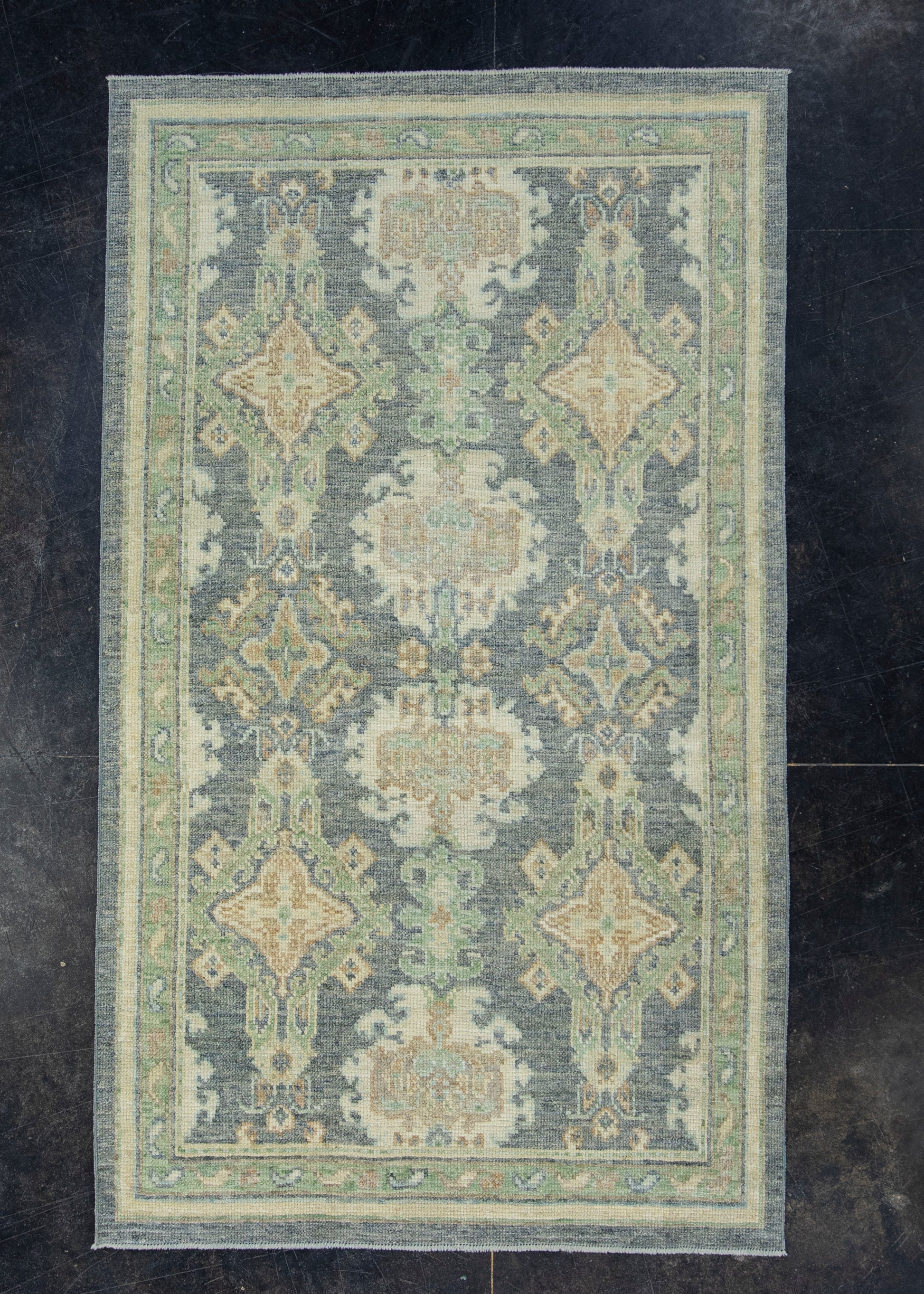 Turkish Oushak Rug 3'10" x 6'6" #17330