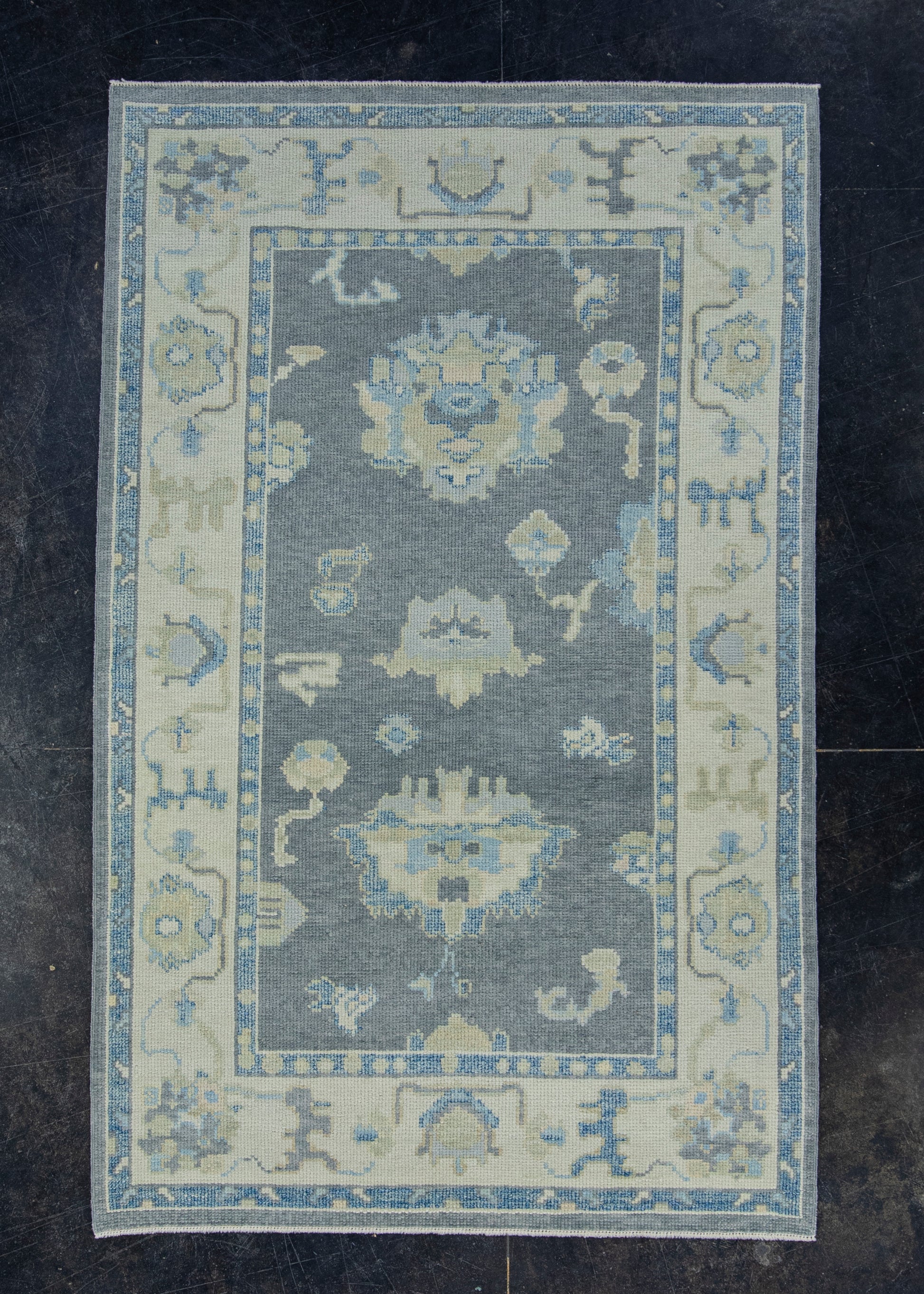 Turkish Oushak Rug 3'10" x 6'1" #17012