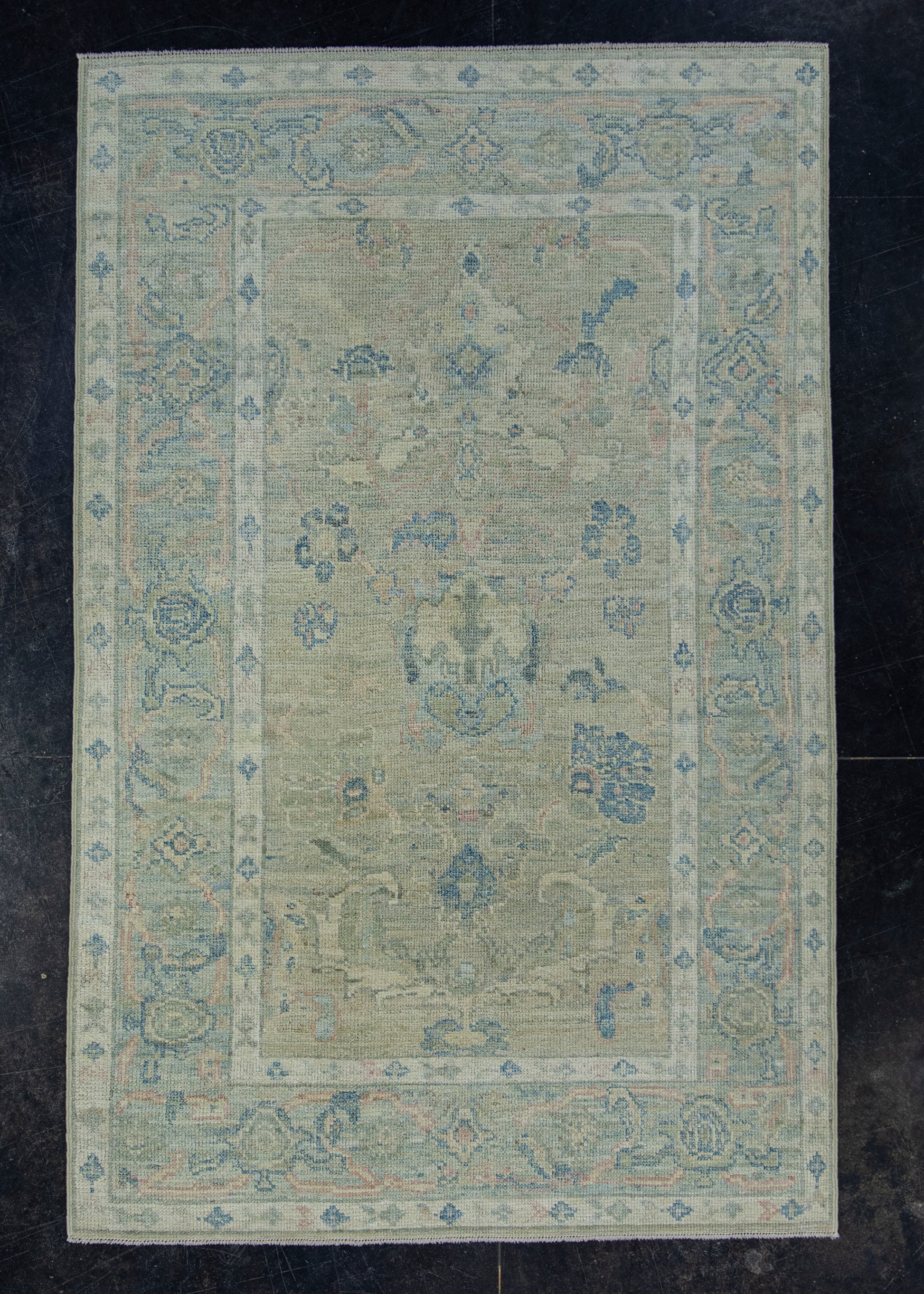 Turkish Oushak Rug 4' x 6'4" #17771