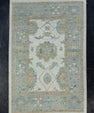 Turkish Oushak Rug 3'11" x 5'10" #17899